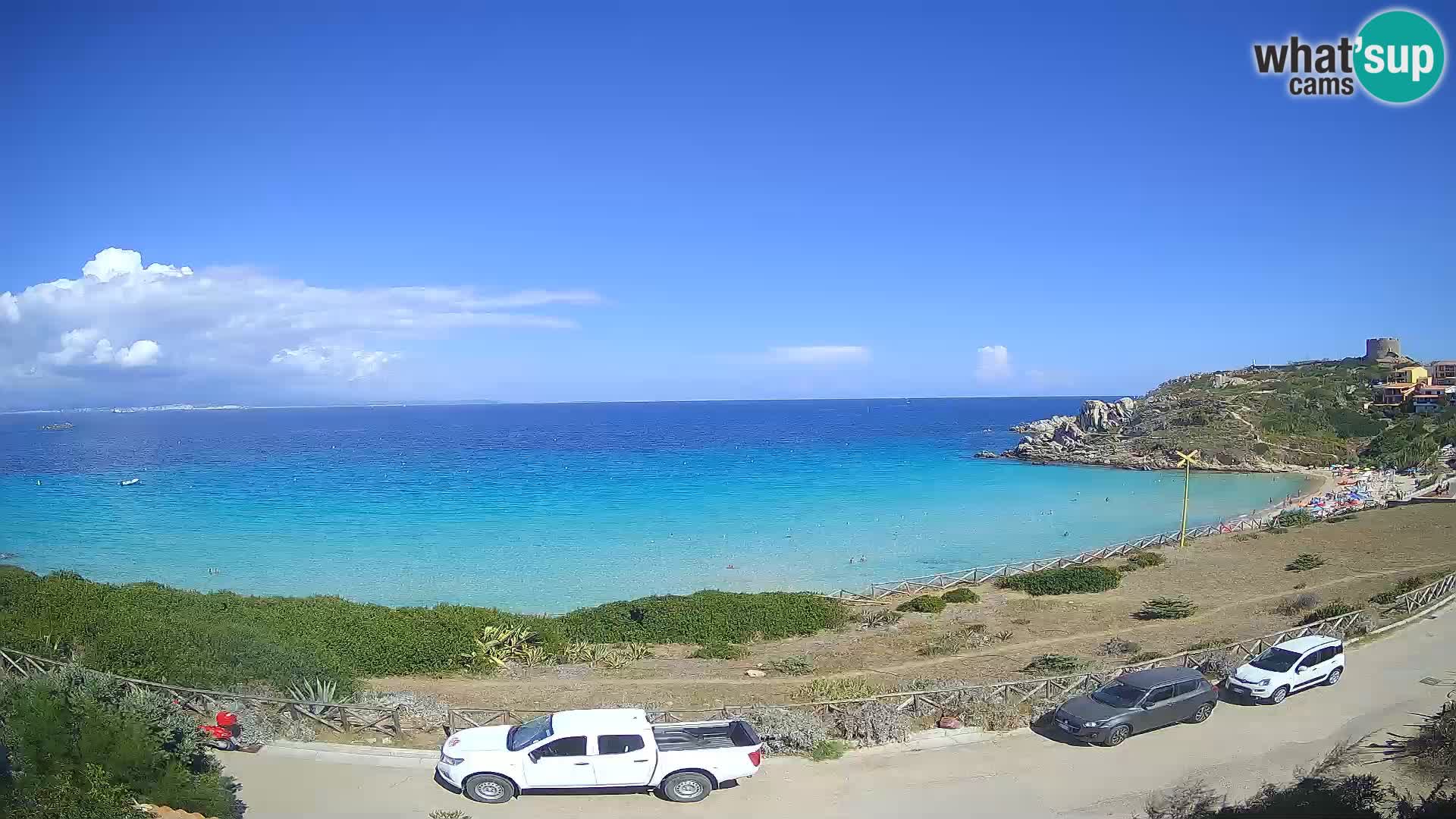 Webcam Rena Bianca beach – Spiaggia Rena Bianca – Santa Teresa Gallura – Sardinia