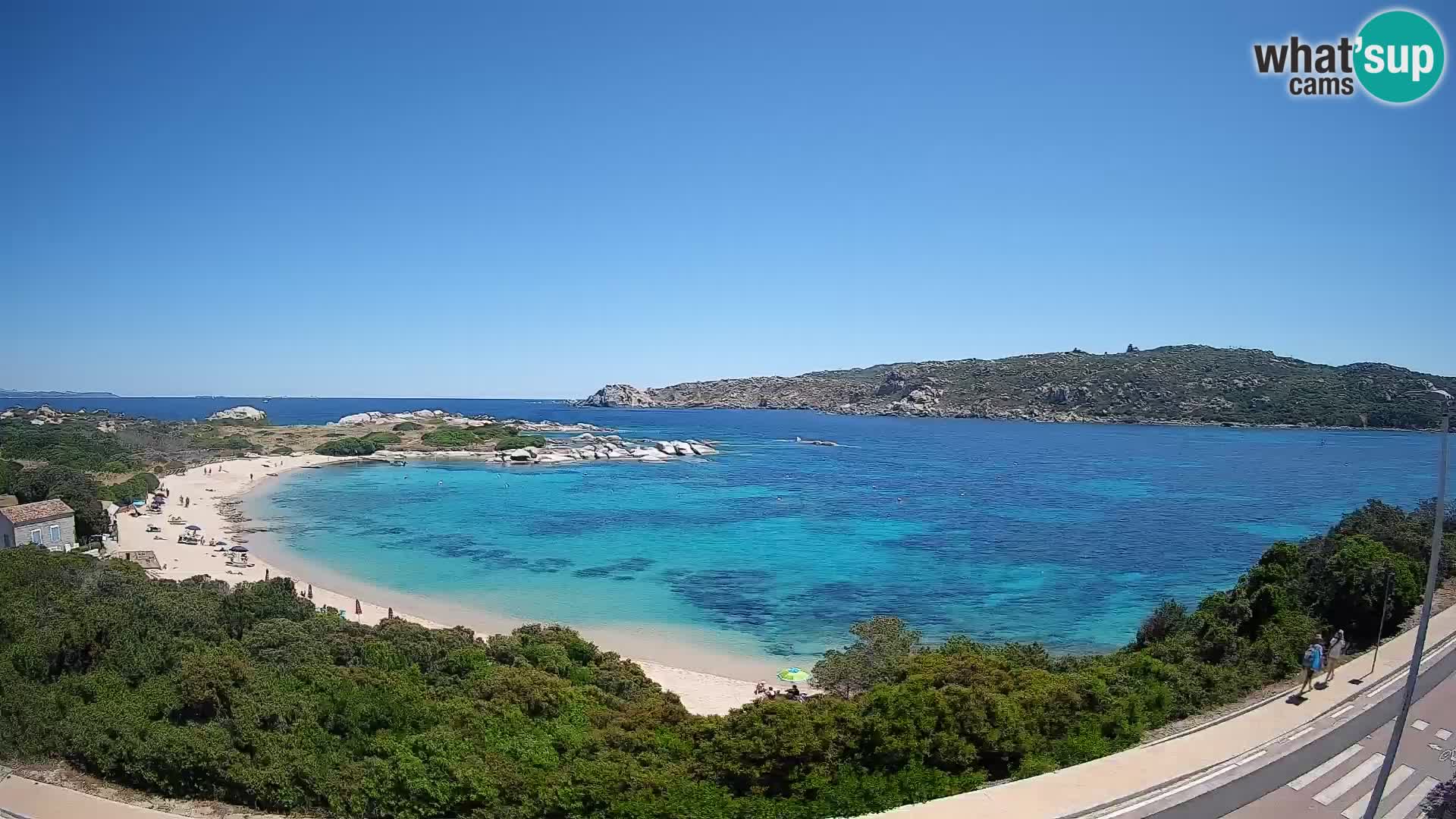 Spletna kamera Rena di Levante – Pogled v živo na Capo Testa