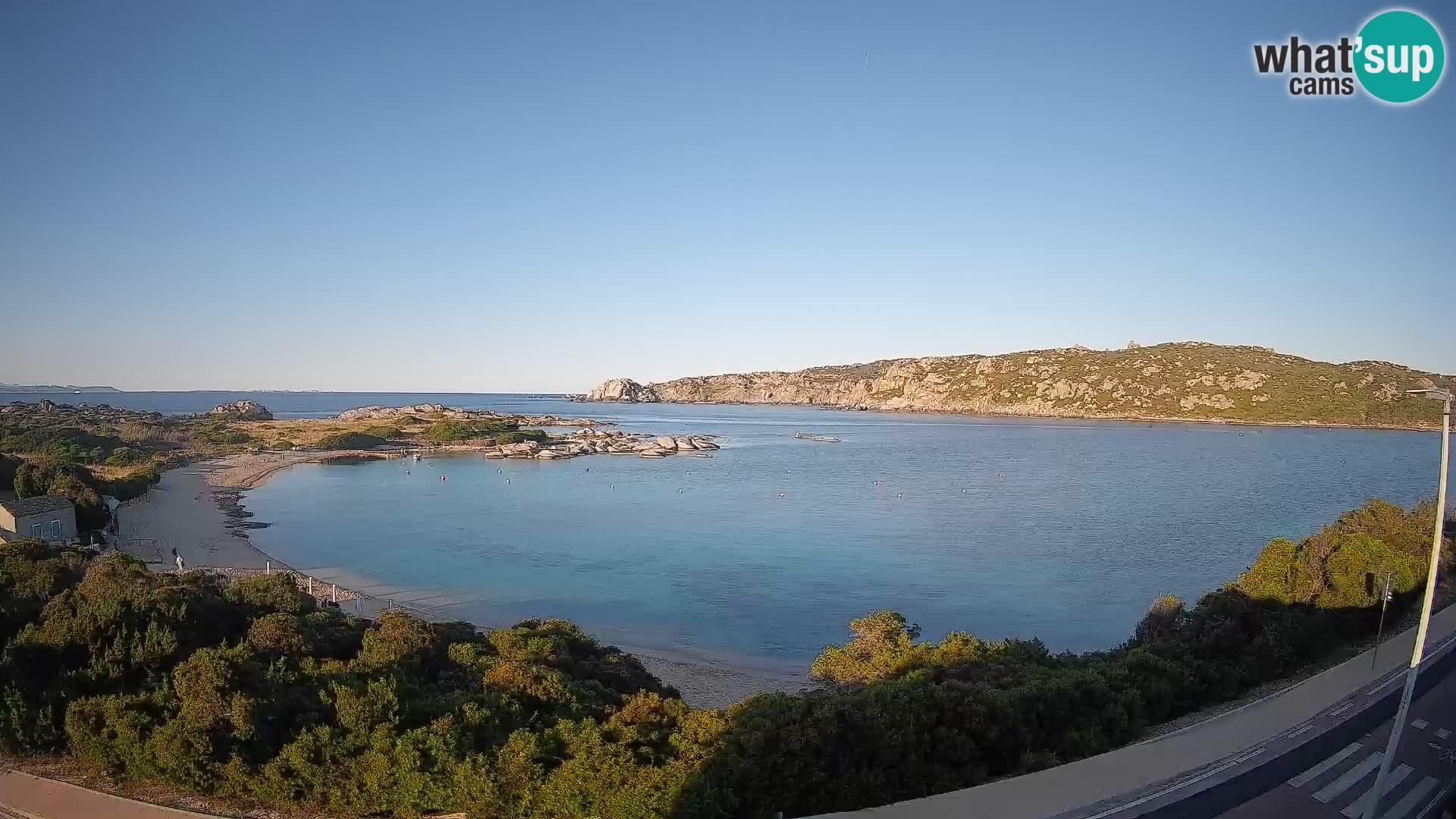 Webcam Rena di Levante – Live View from Capo Testa