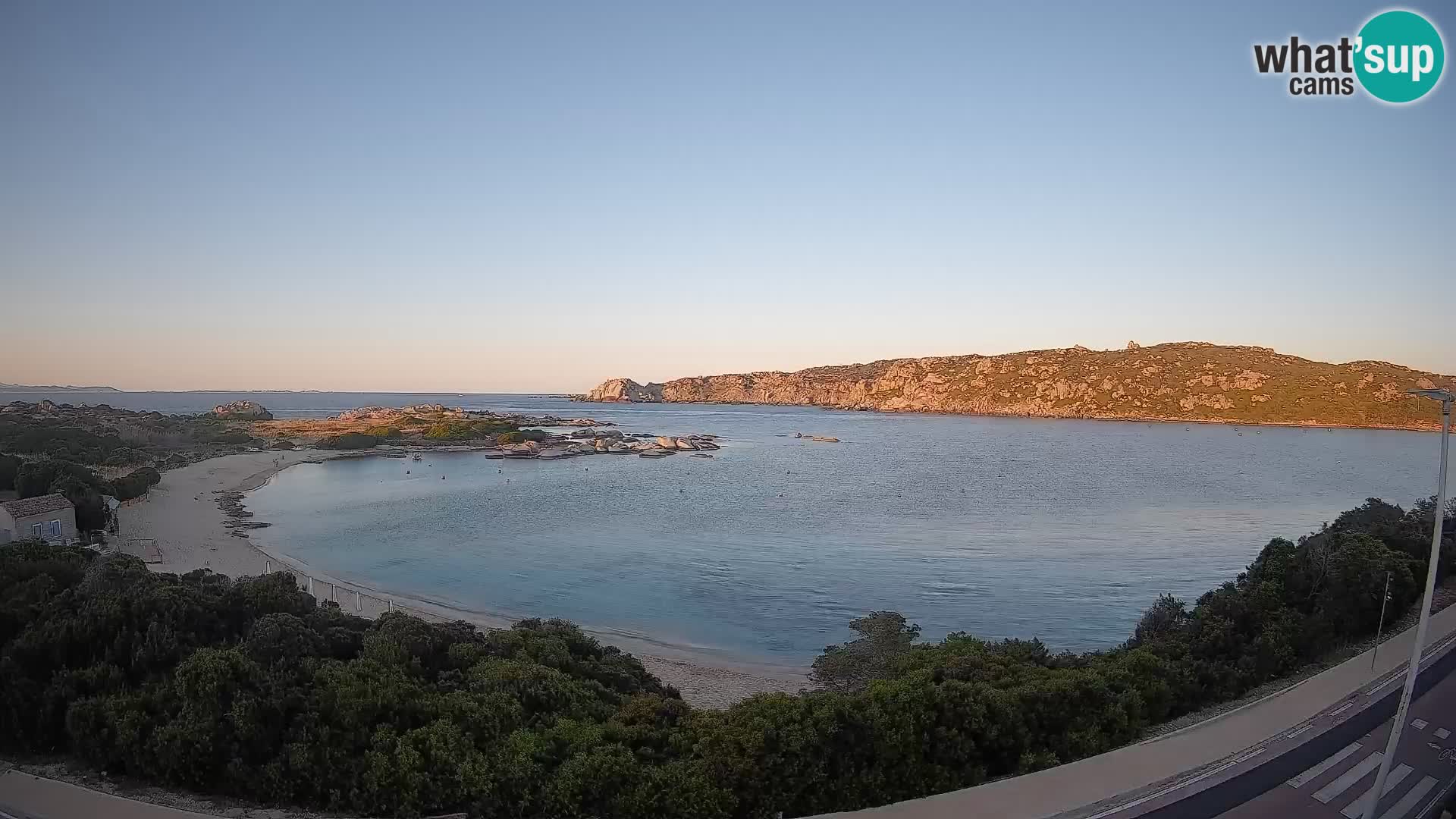 Webcam Rena di Levante – Live View from Capo Testa