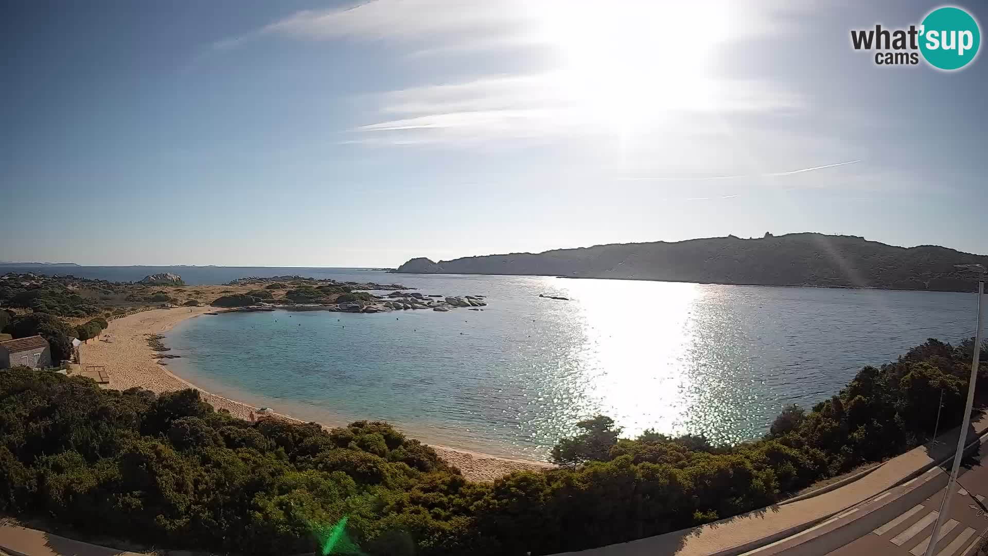 Webcam Rena di Levante – Live View from Capo Testa