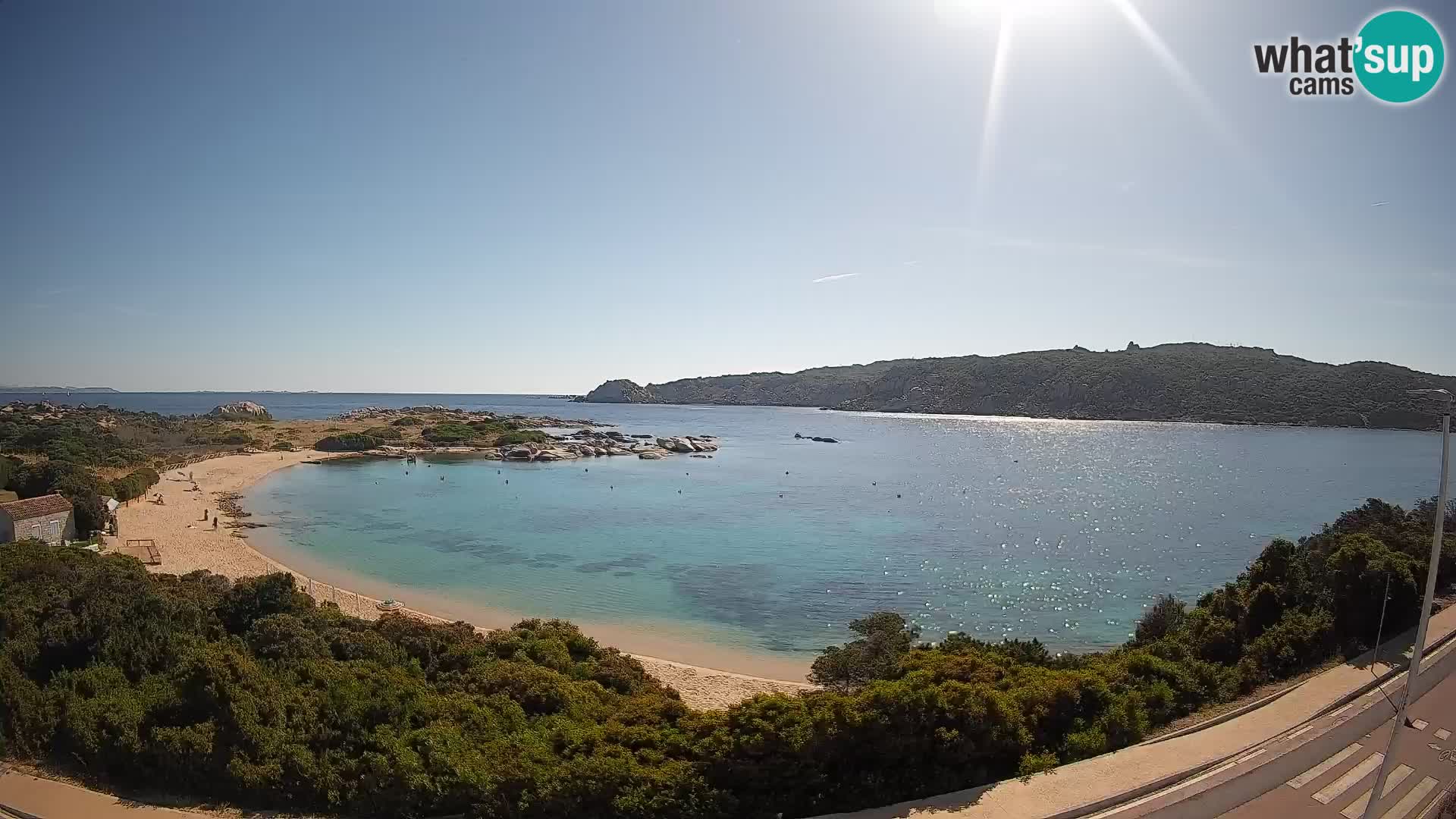 Webcam Rena di Levante – Live View from Capo Testa