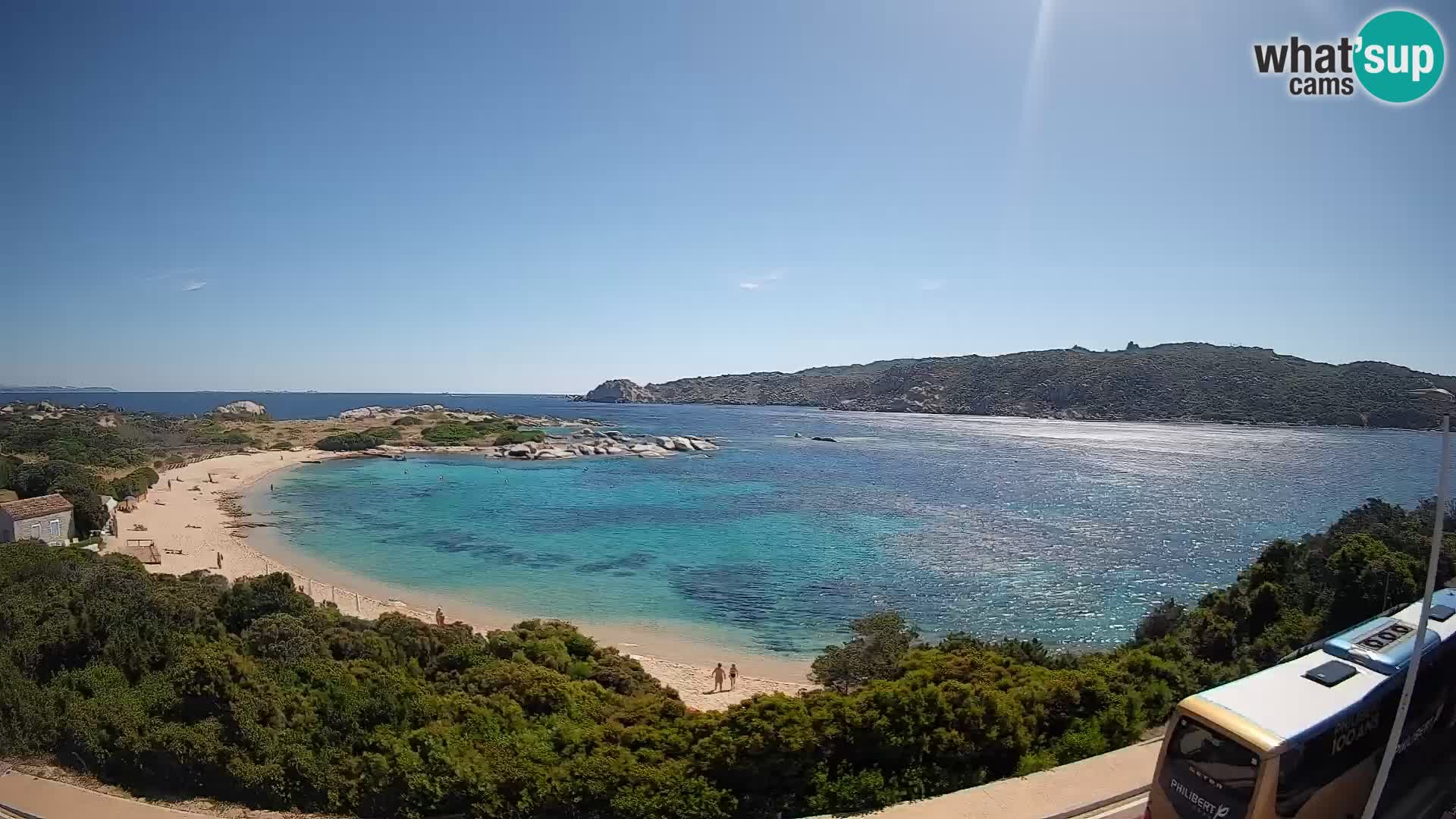 Webcam Rena di Levante – Live View from Capo Testa