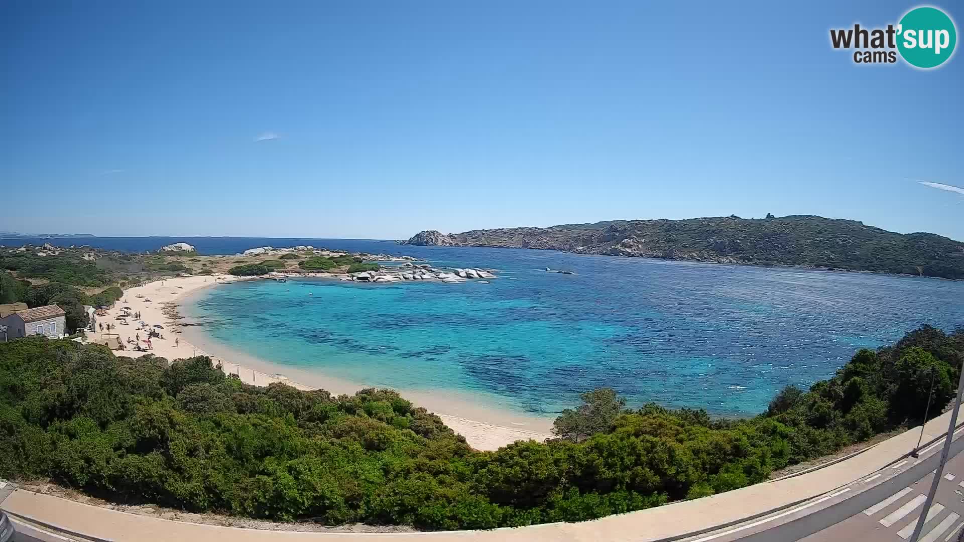 Web kamera Rena di Levante – Pogled uživo s Capo Testa