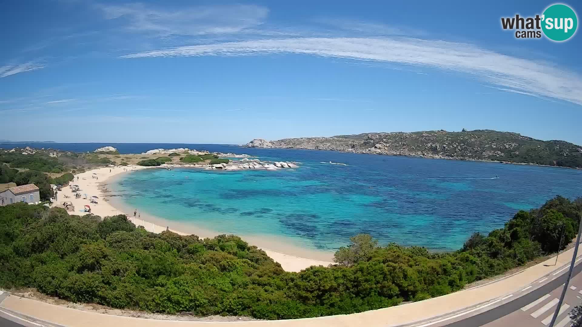 Webcam Rena di Levante – Live View from Capo Testa