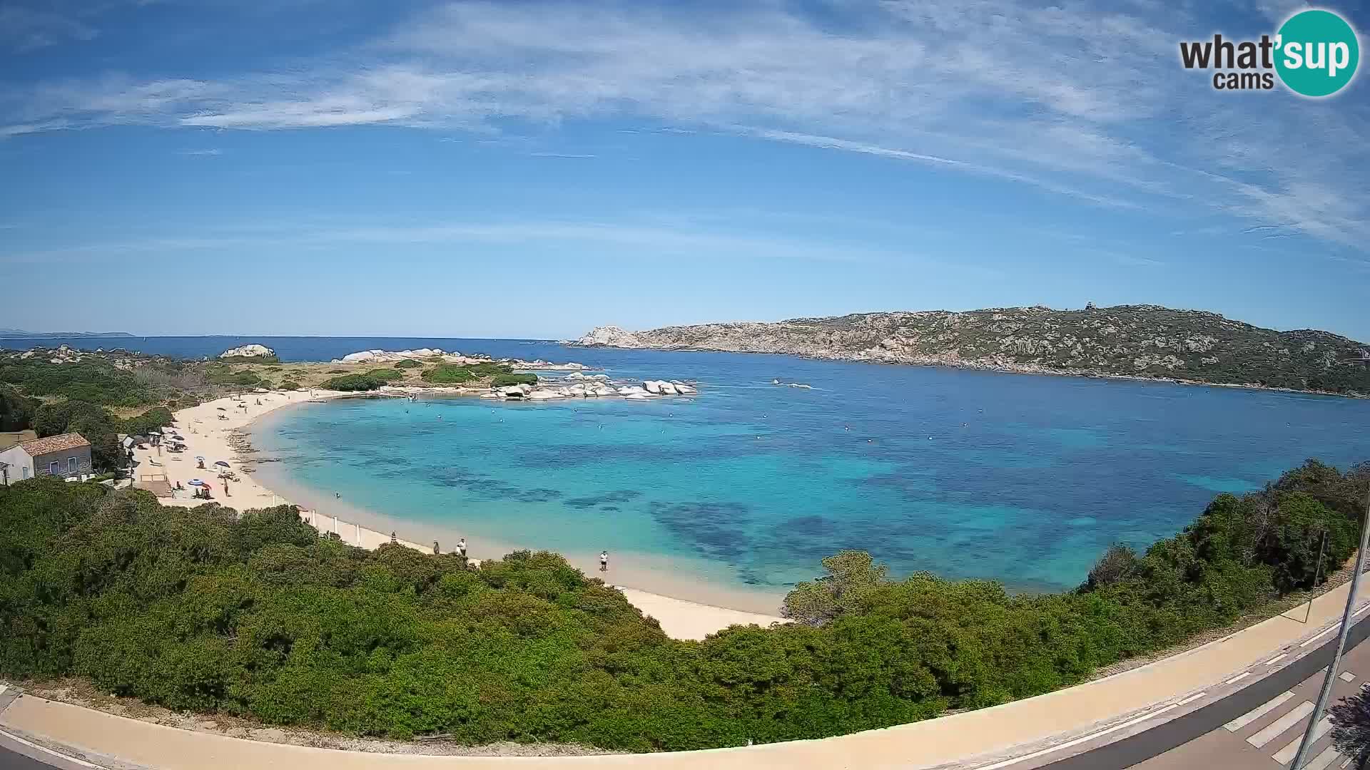 Spletna kamera Rena di Levante – Pogled v živo na Capo Testa