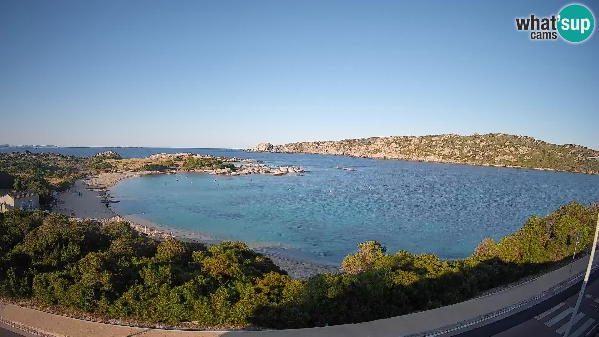 Webcam Rena di Levante – Live View from Capo Testa