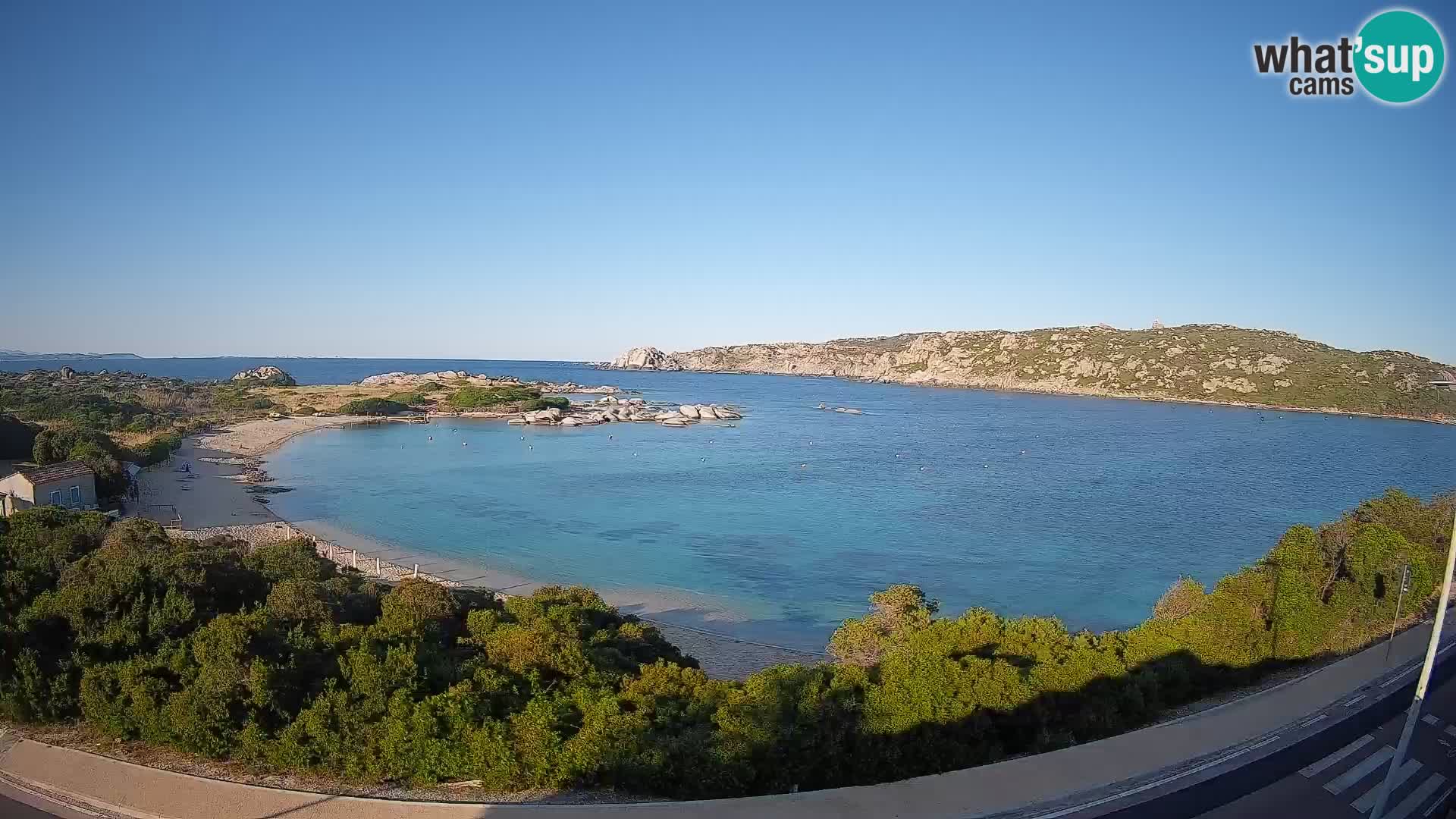 Web kamera Rena di Levante – Pogled uživo s Capo Testa