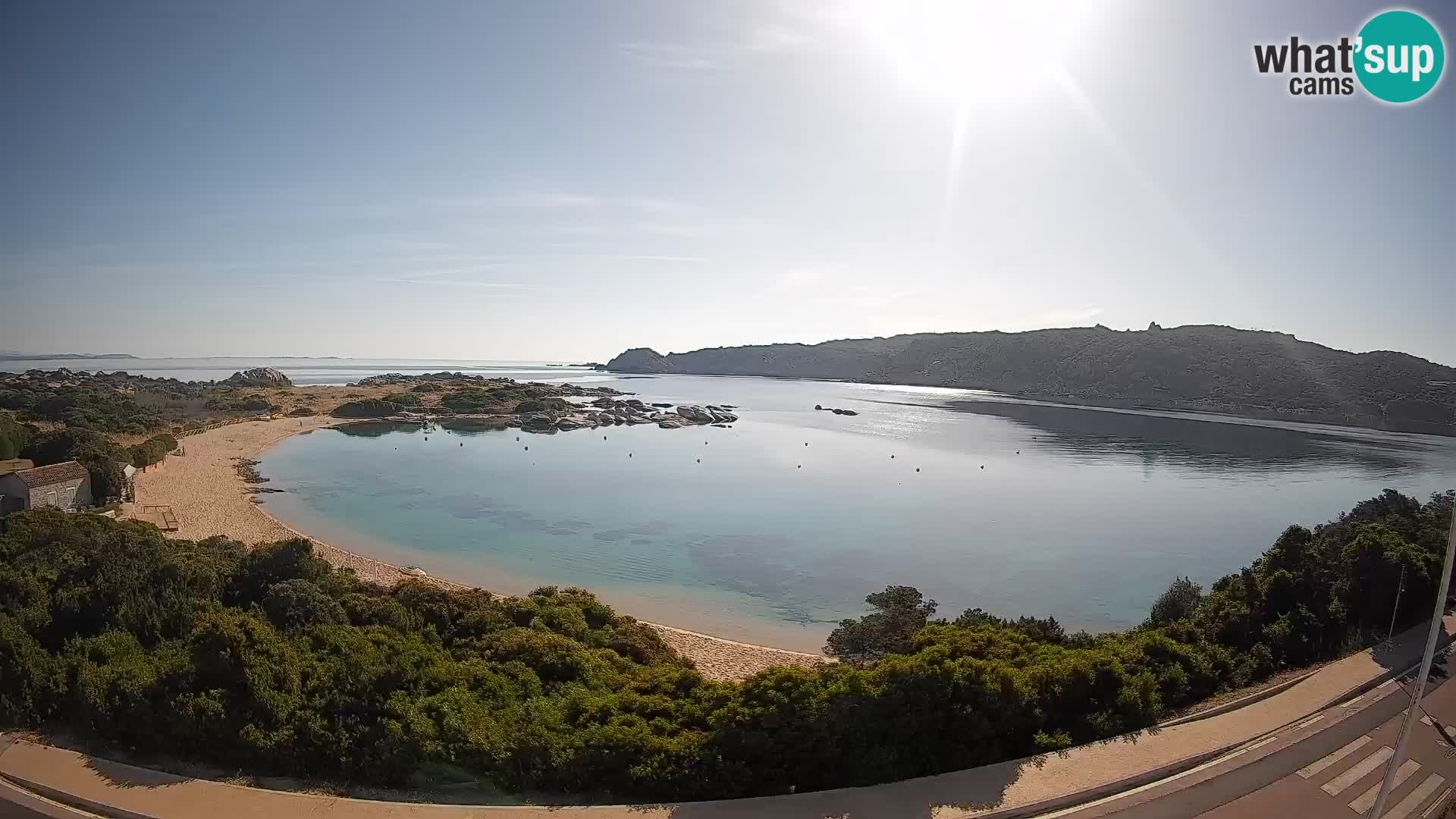 Webcam Rena di Levante – Live View from Capo Testa