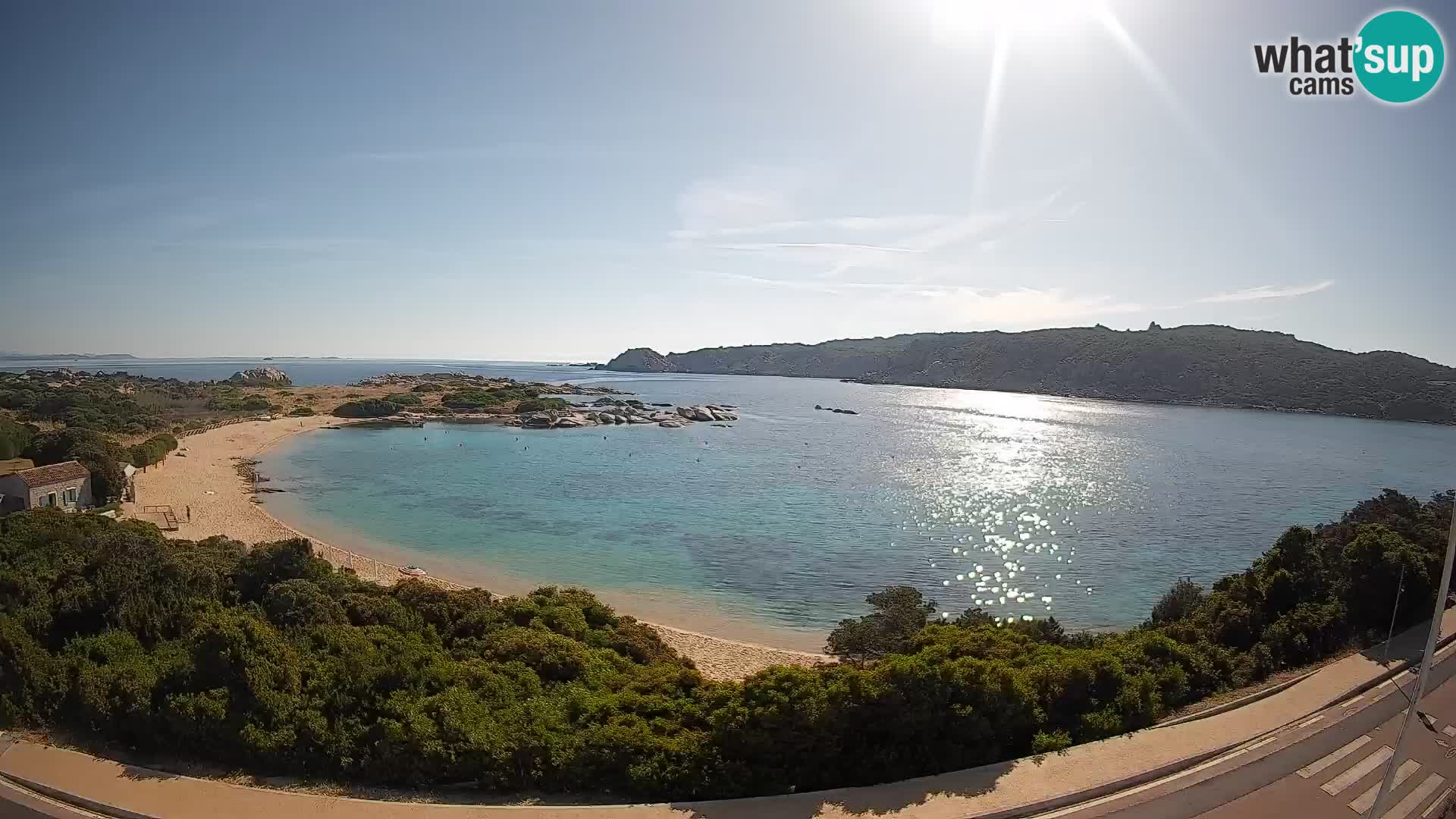 Spletna kamera Rena di Levante – Pogled v živo na Capo Testa