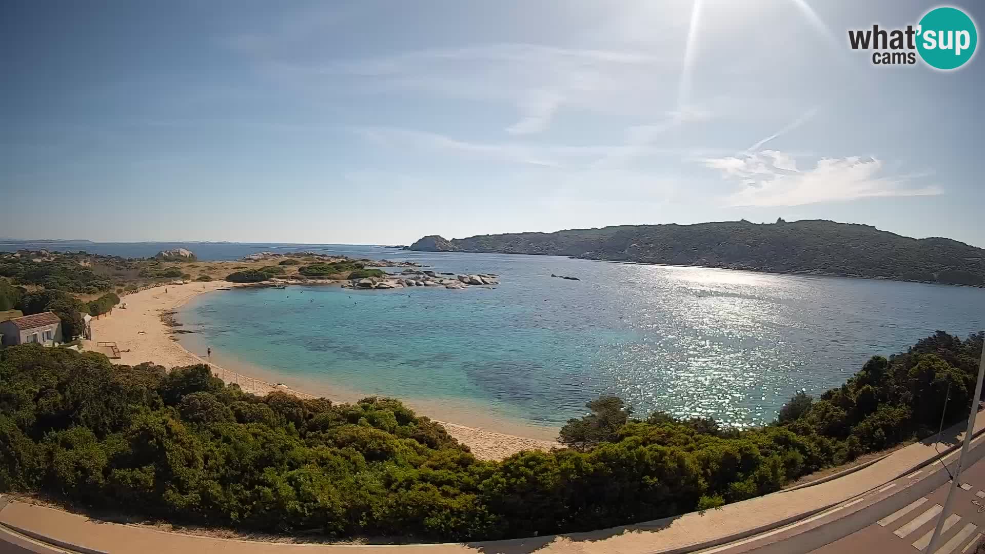 Webcam Rena di Levante – Live View from Capo Testa