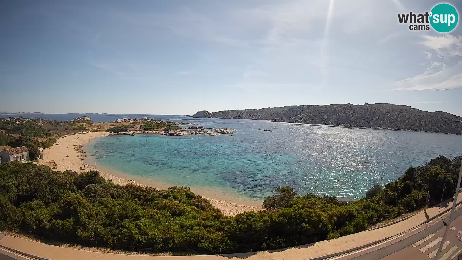 Web kamera Rena di Levante – Pogled uživo s Capo Testa