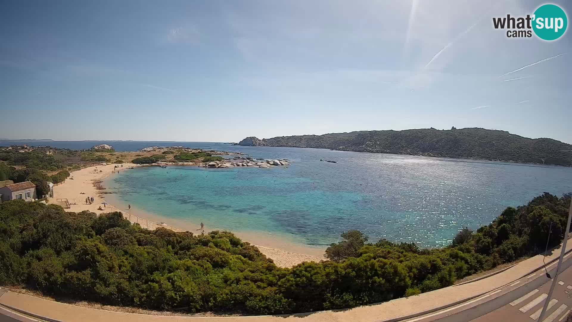 Spletna kamera Rena di Levante – Pogled v živo na Capo Testa