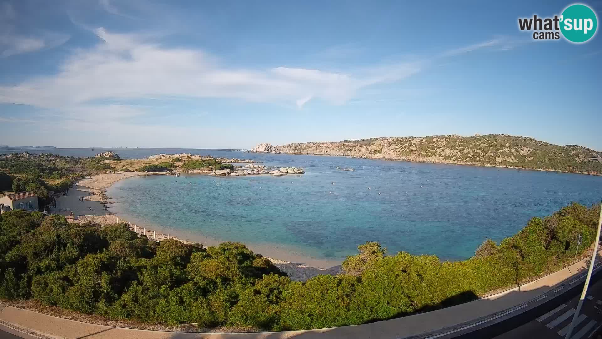 Webcam Rena di Levante – Live View from Capo Testa