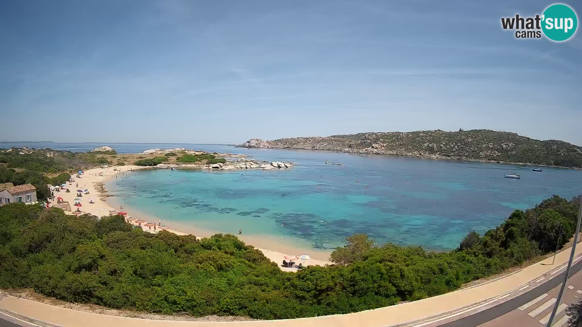 Webcam Rena di Levante – Live View from Capo Testa