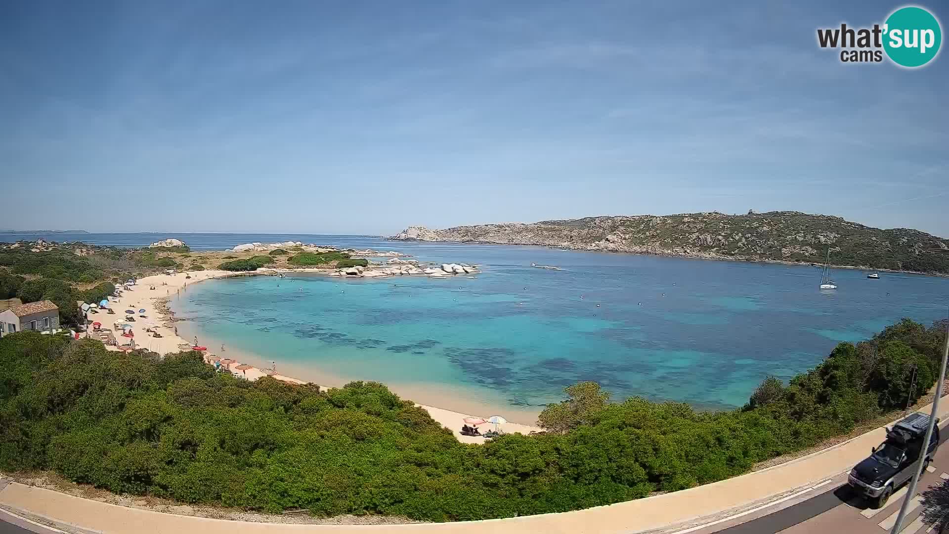 Webcam Rena di Levante – Live View from Capo Testa