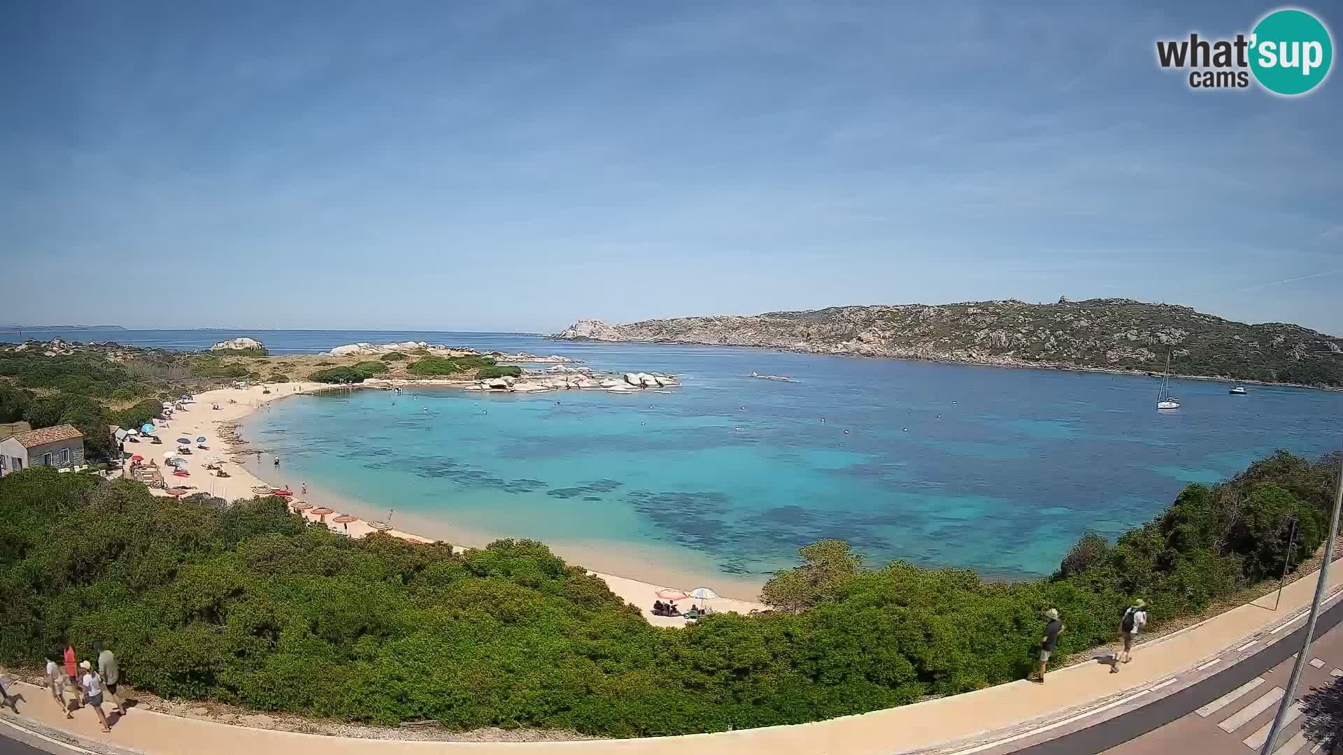 Webcam Rena di Levante – Live View from Capo Testa