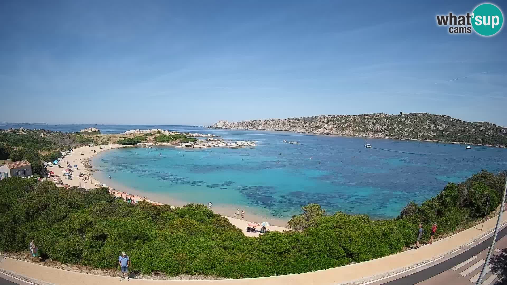 Webcam Rena di Levante – Live View from Capo Testa