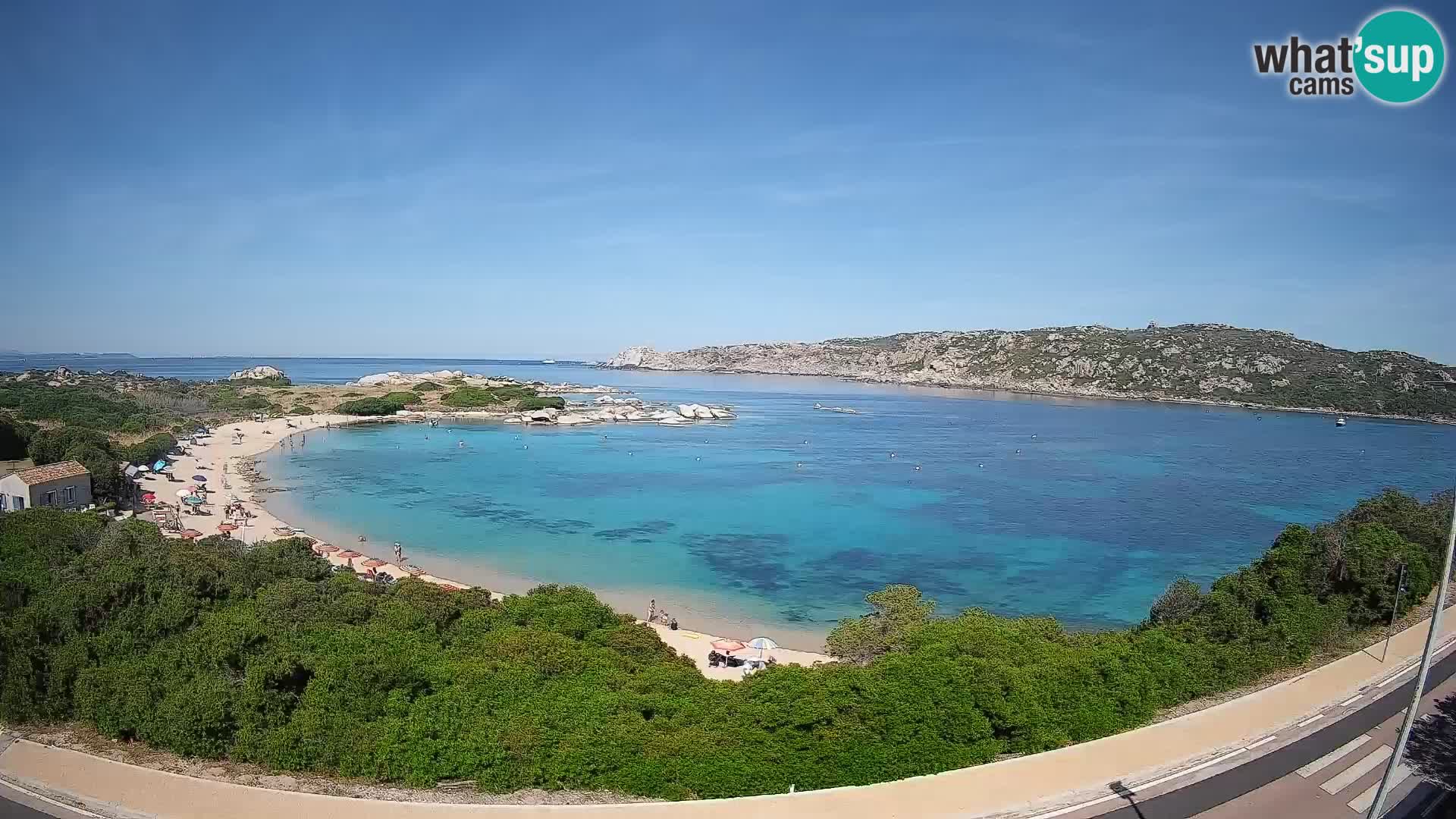 Webcam Rena di Levante – Live View from Capo Testa