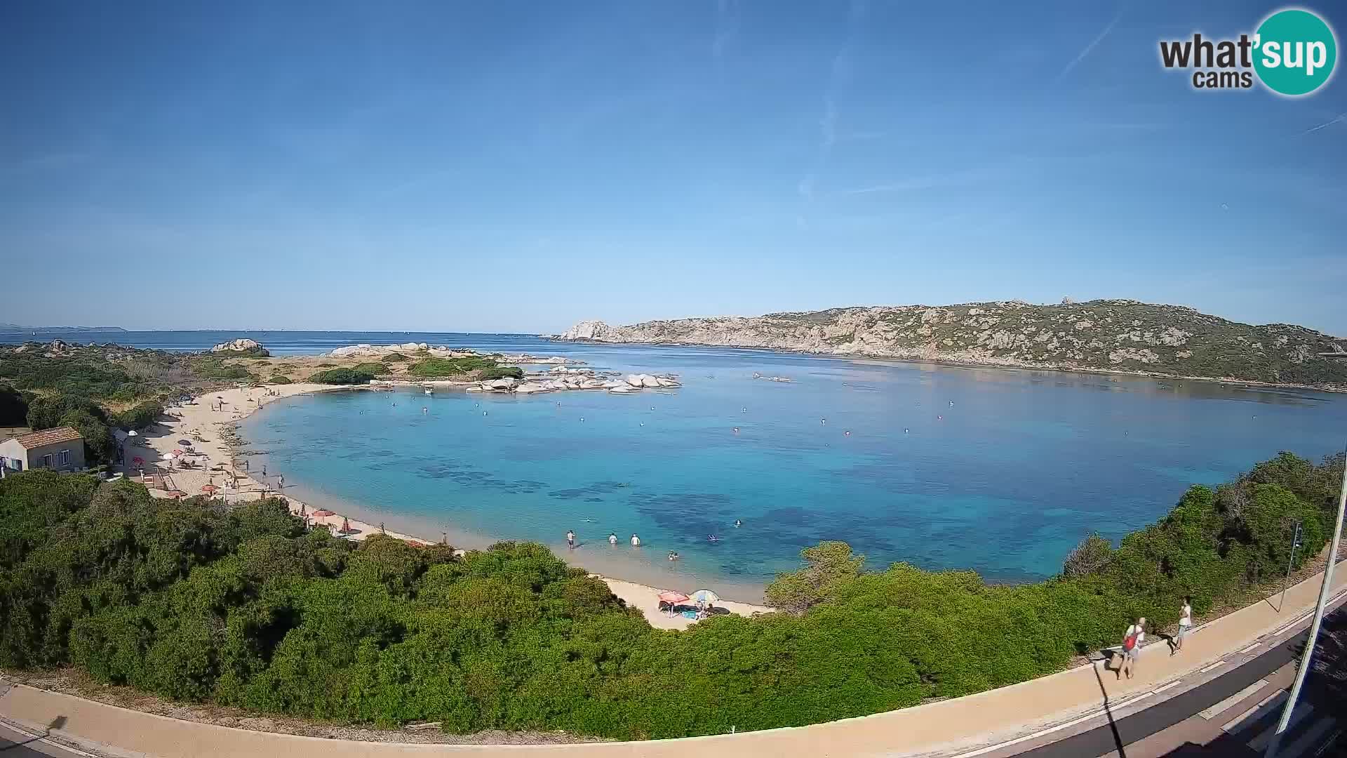 Spletna kamera Rena di Levante – Pogled v živo na Capo Testa