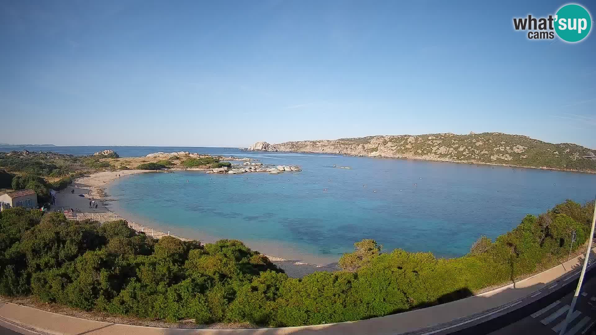 Webcam Rena di Levante – Live View from Capo Testa