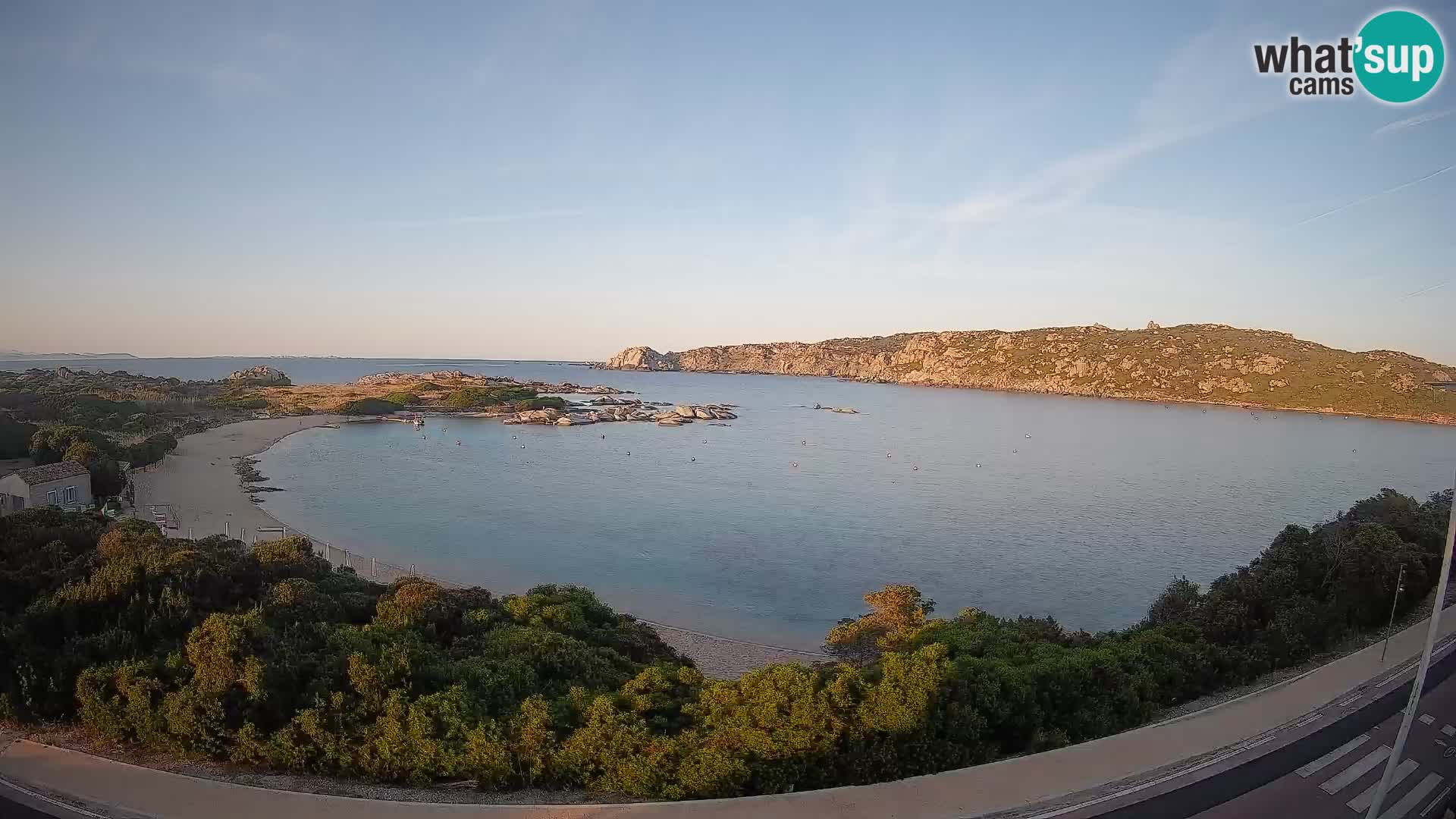 Webcam Rena di Levante – Live View from Capo Testa