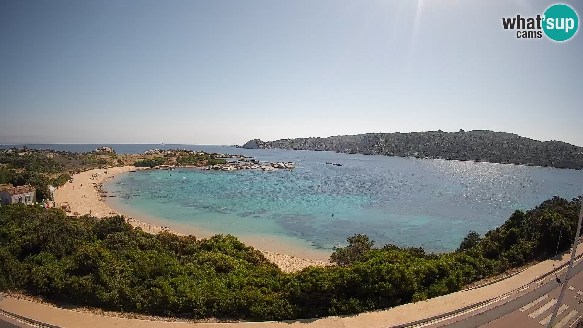 Webcam Rena di Levante – Live View from Capo Testa