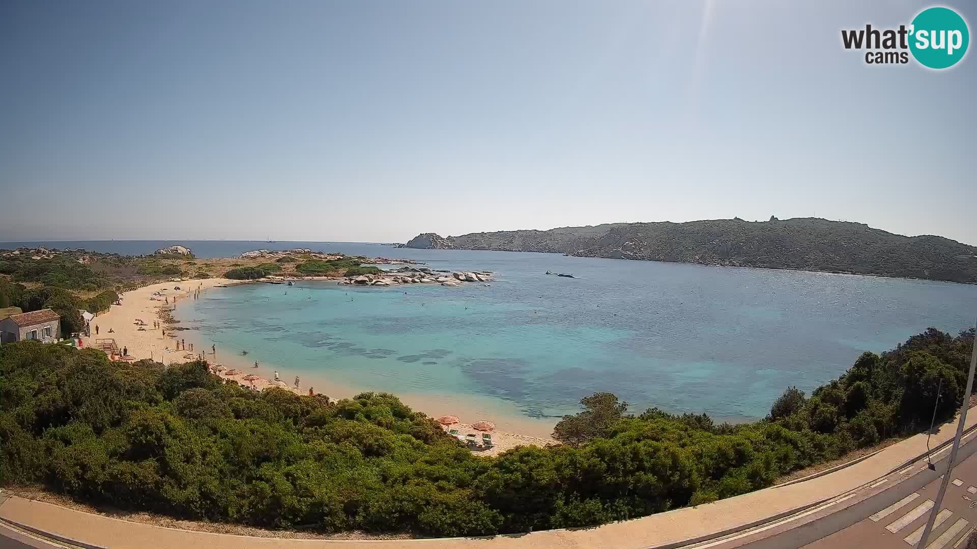 Web kamera Rena di Levante – Pogled uživo s Capo Testa
