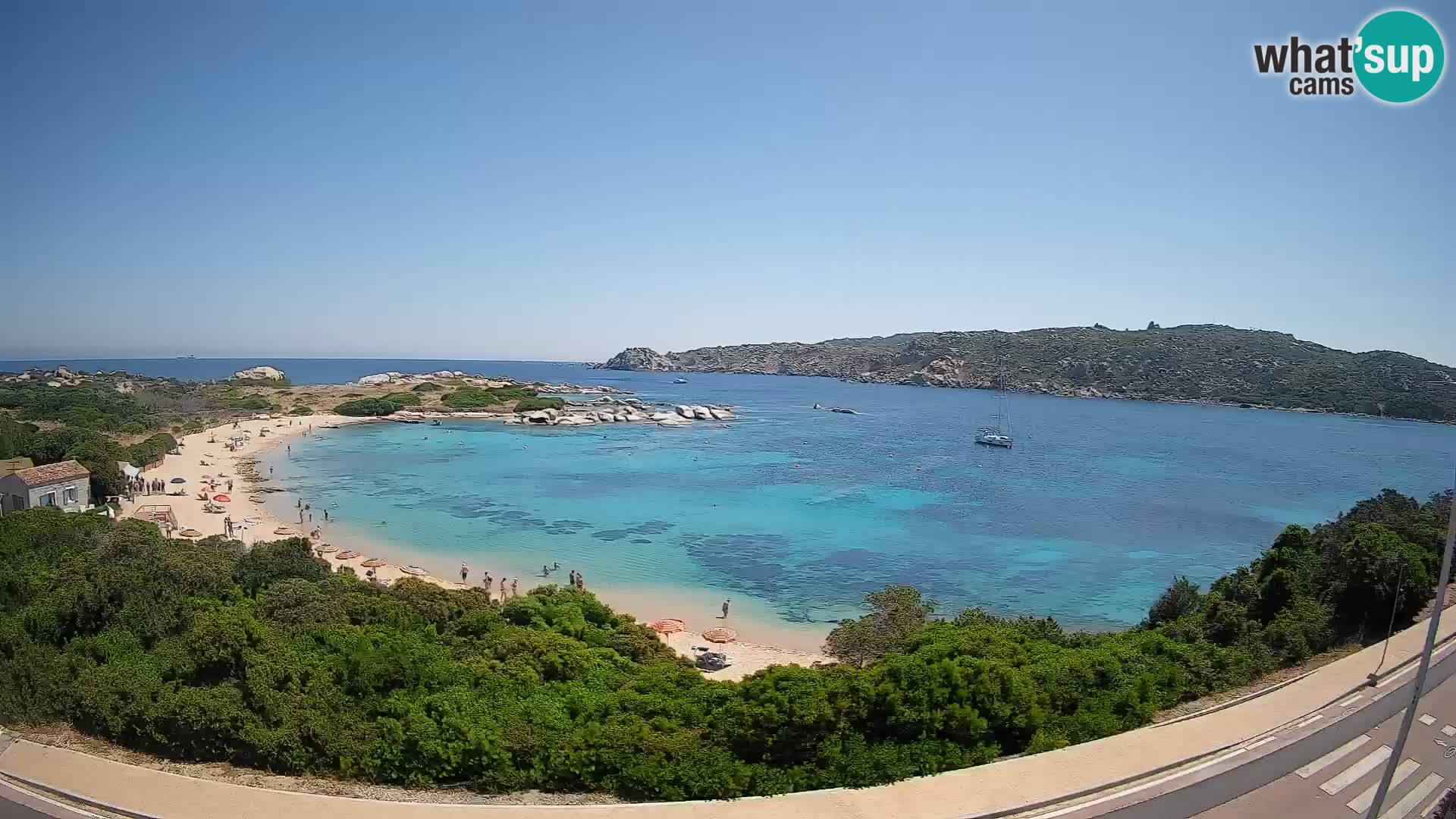 Spletna kamera Rena di Levante – Pogled v živo na Capo Testa