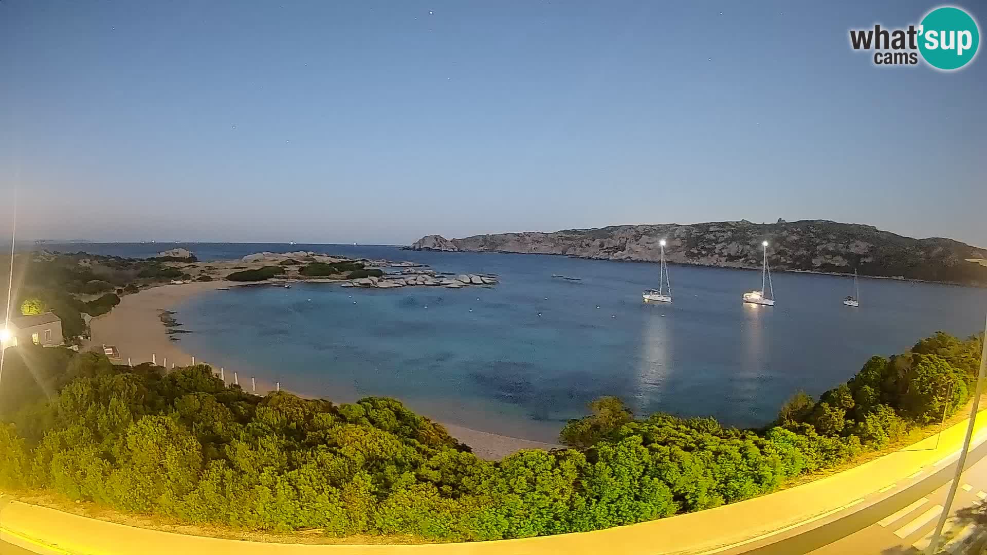 Webcam Rena di Levante – Live View from Capo Testa