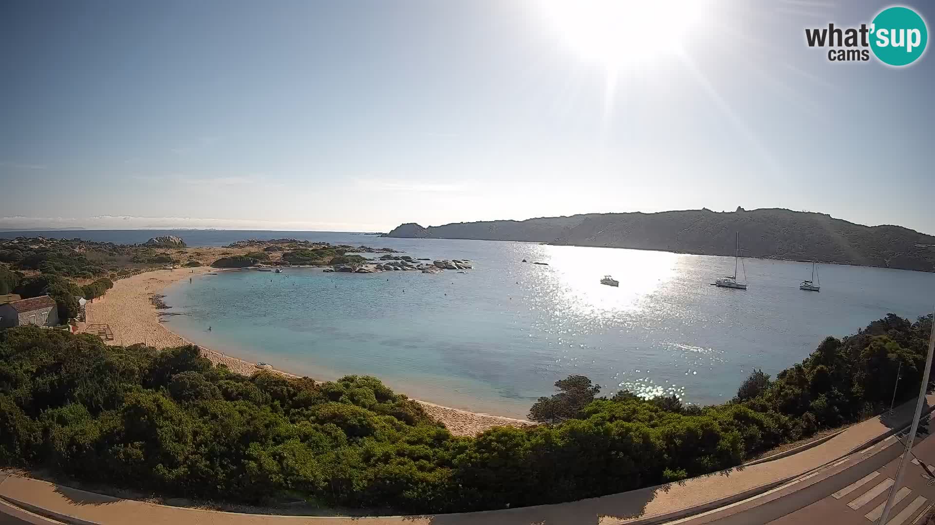 Webcam Rena di Levante – Live View from Capo Testa