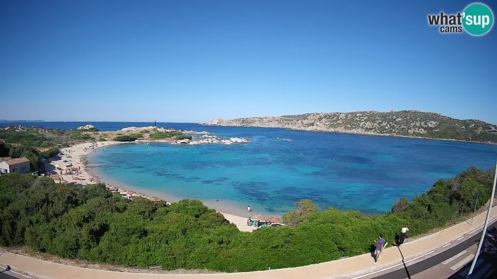 Webcam Rena di Levante – Live View from Capo Testa