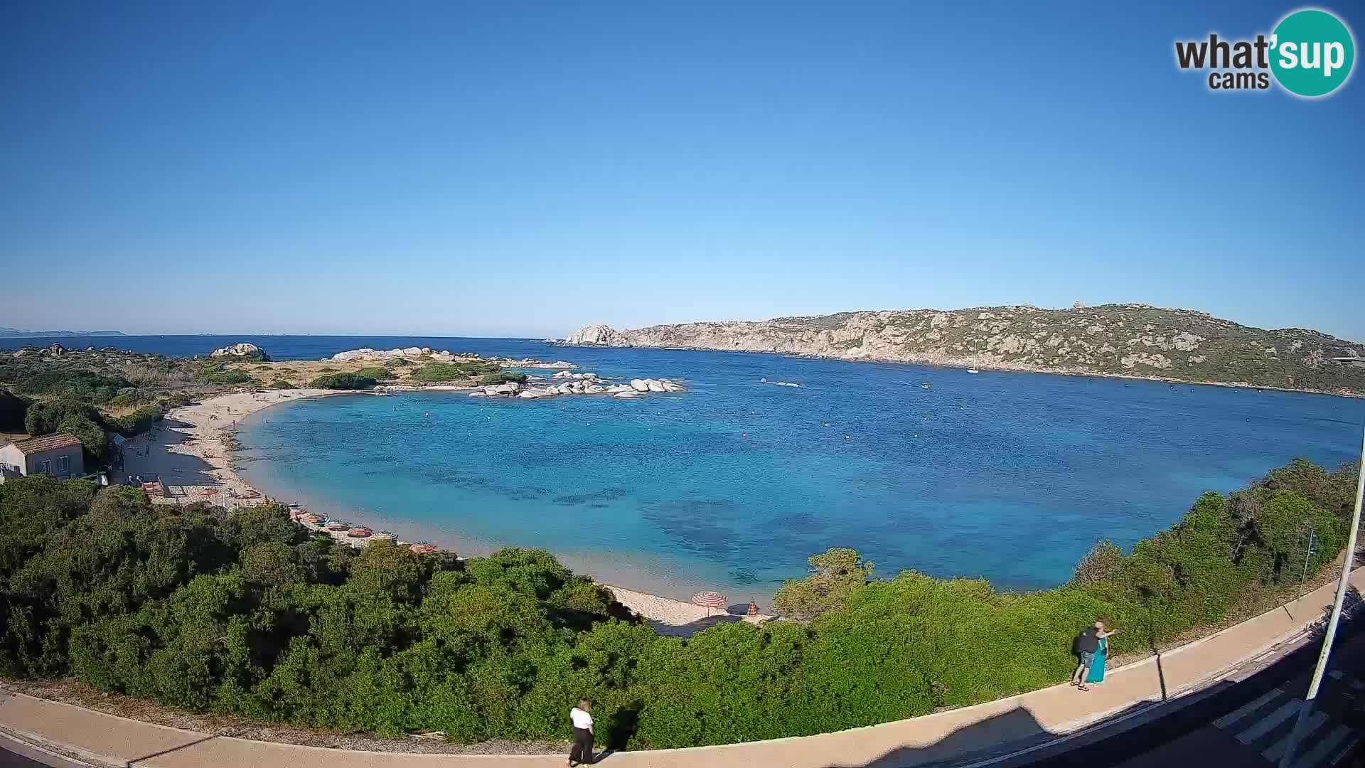 Spletna kamera Rena di Levante – Pogled v živo na Capo Testa