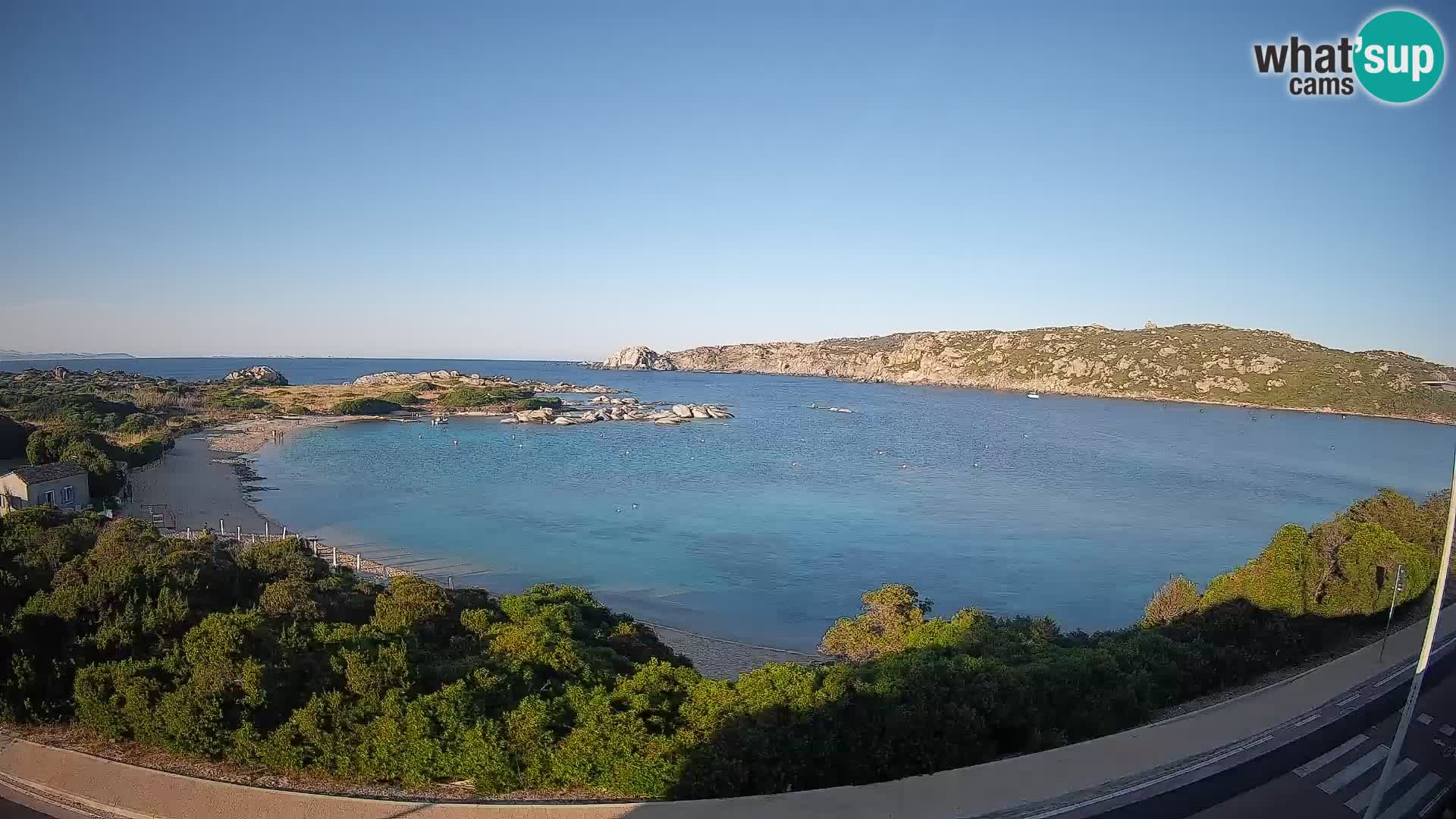 Webcam Rena di Levante – Live View from Capo Testa