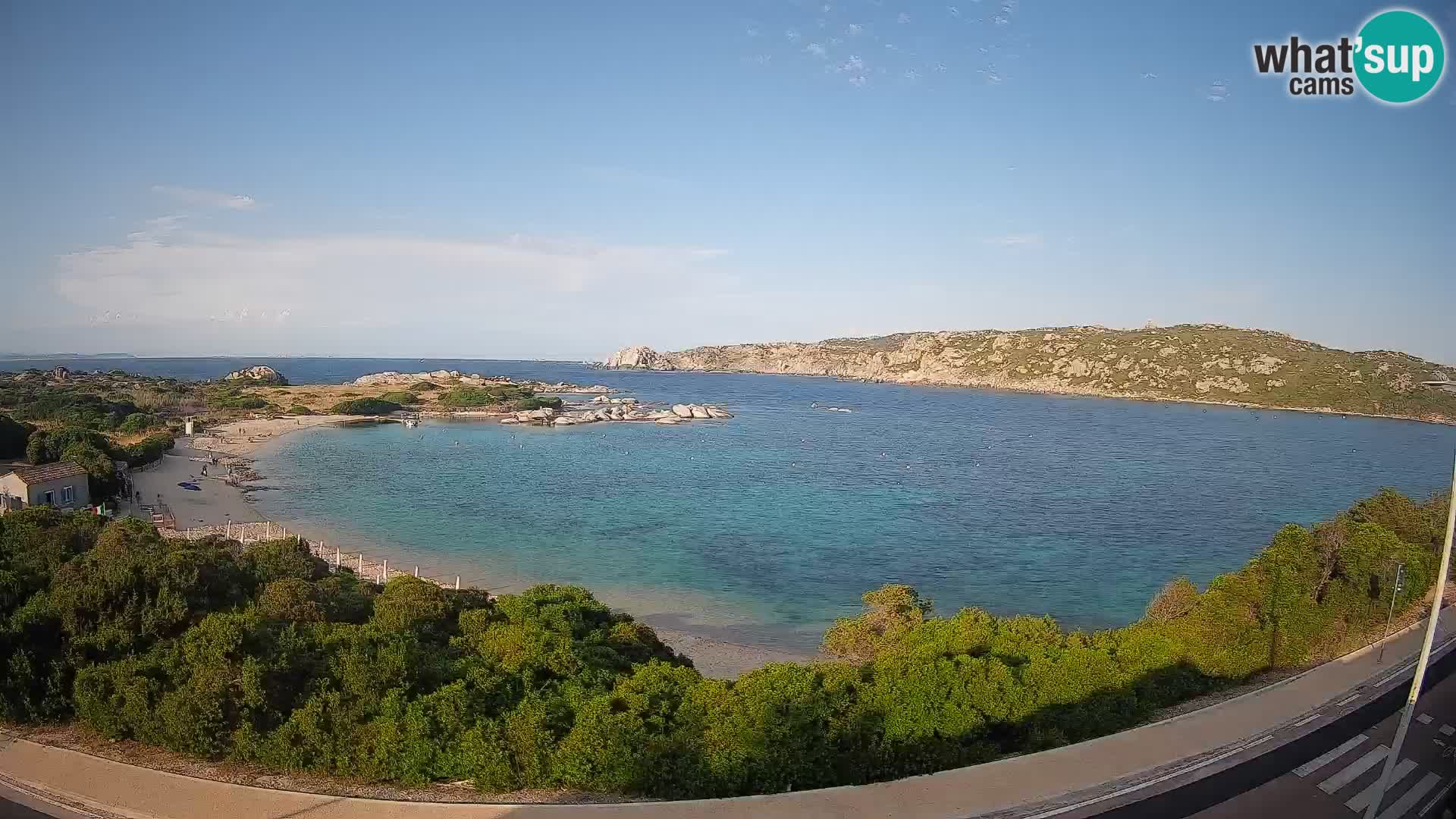 Webcam Rena di Levante – Live View from Capo Testa