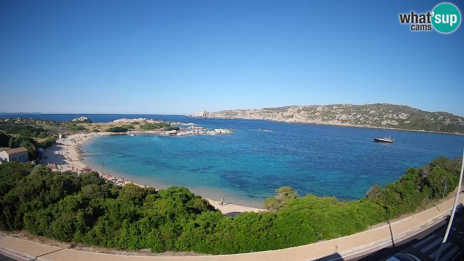 Spletna kamera Rena di Levante – Pogled v živo na Capo Testa