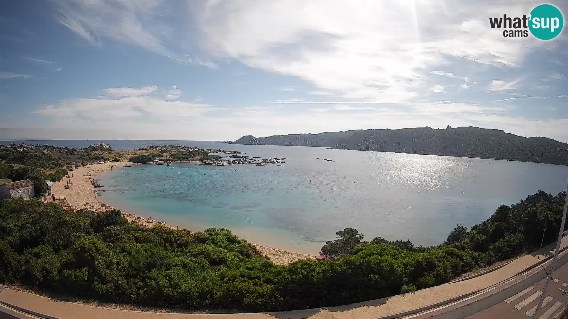Webcam Rena di Levante – Live View from Capo Testa