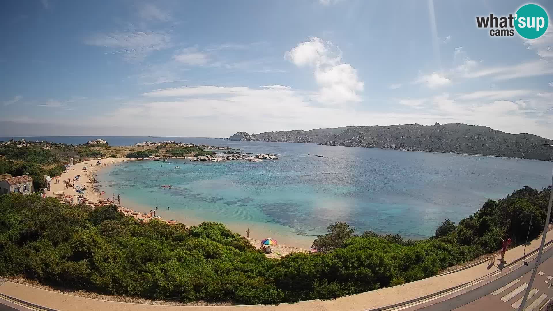 Webcam Rena di Levante – Live View from Capo Testa