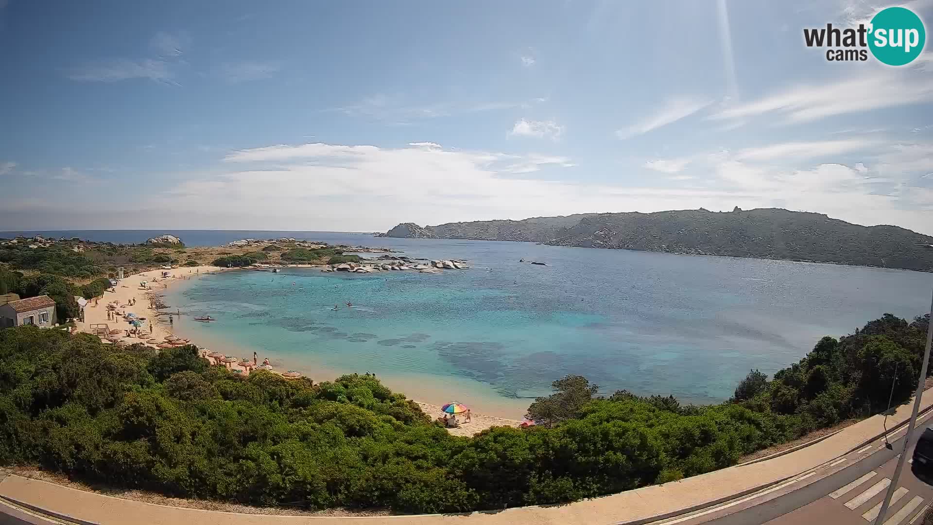 Webcam Rena di Levante – Live View from Capo Testa