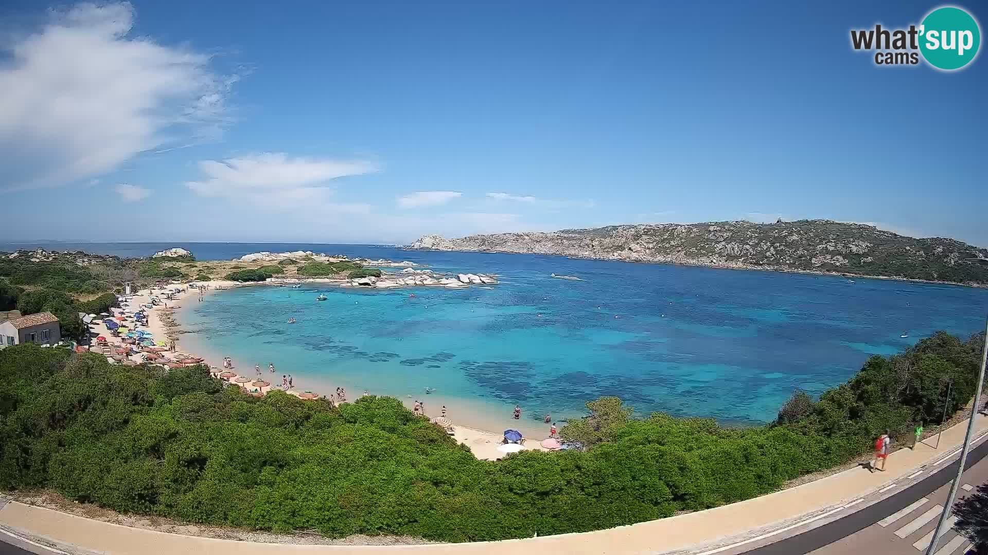 Webcam Rena di Levante – Live View from Capo Testa