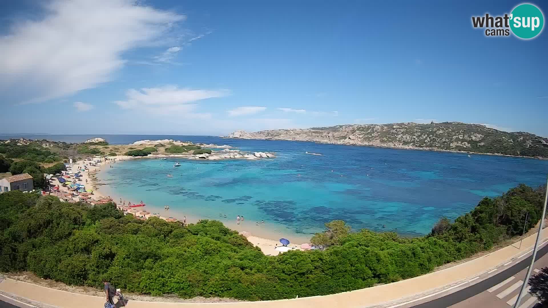 Webcam Rena di Levante – Live View from Capo Testa