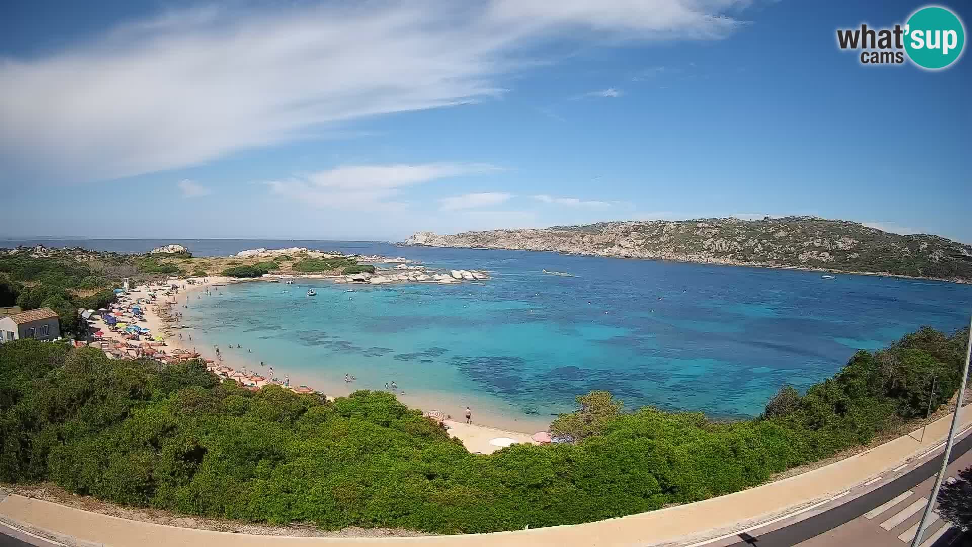 Spletna kamera Rena di Levante – Pogled v živo na Capo Testa