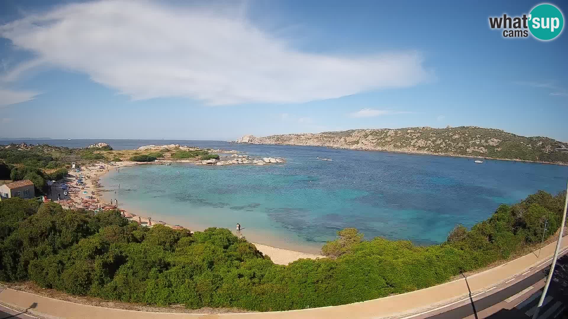 Webcam Rena di Levante – Live View from Capo Testa