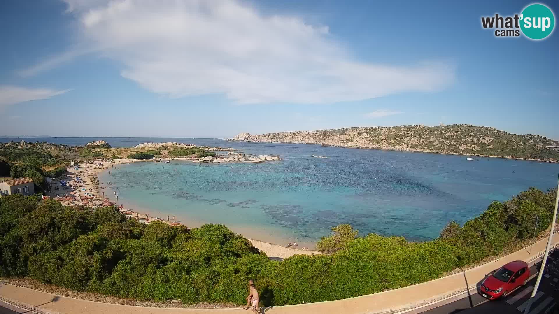 Webcam Rena di Levante – Live View from Capo Testa