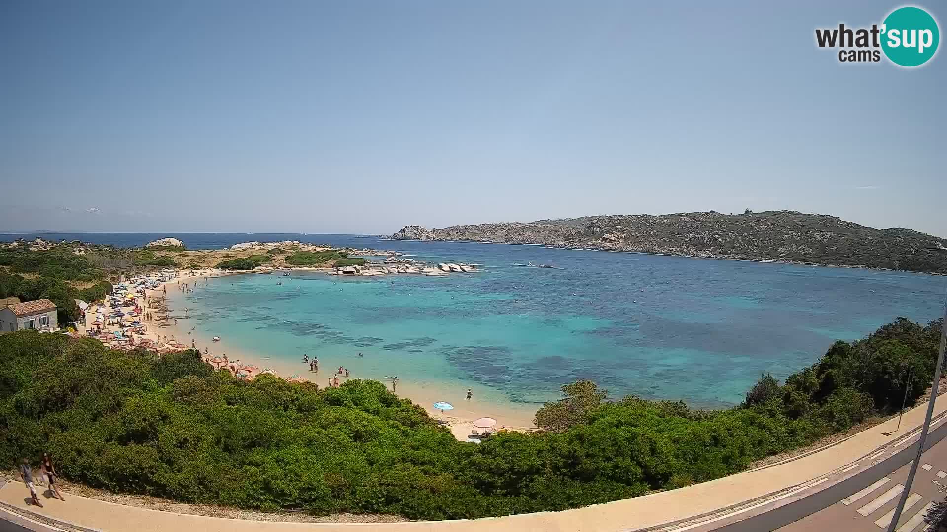 Spletna kamera Rena di Levante – Pogled v živo na Capo Testa
