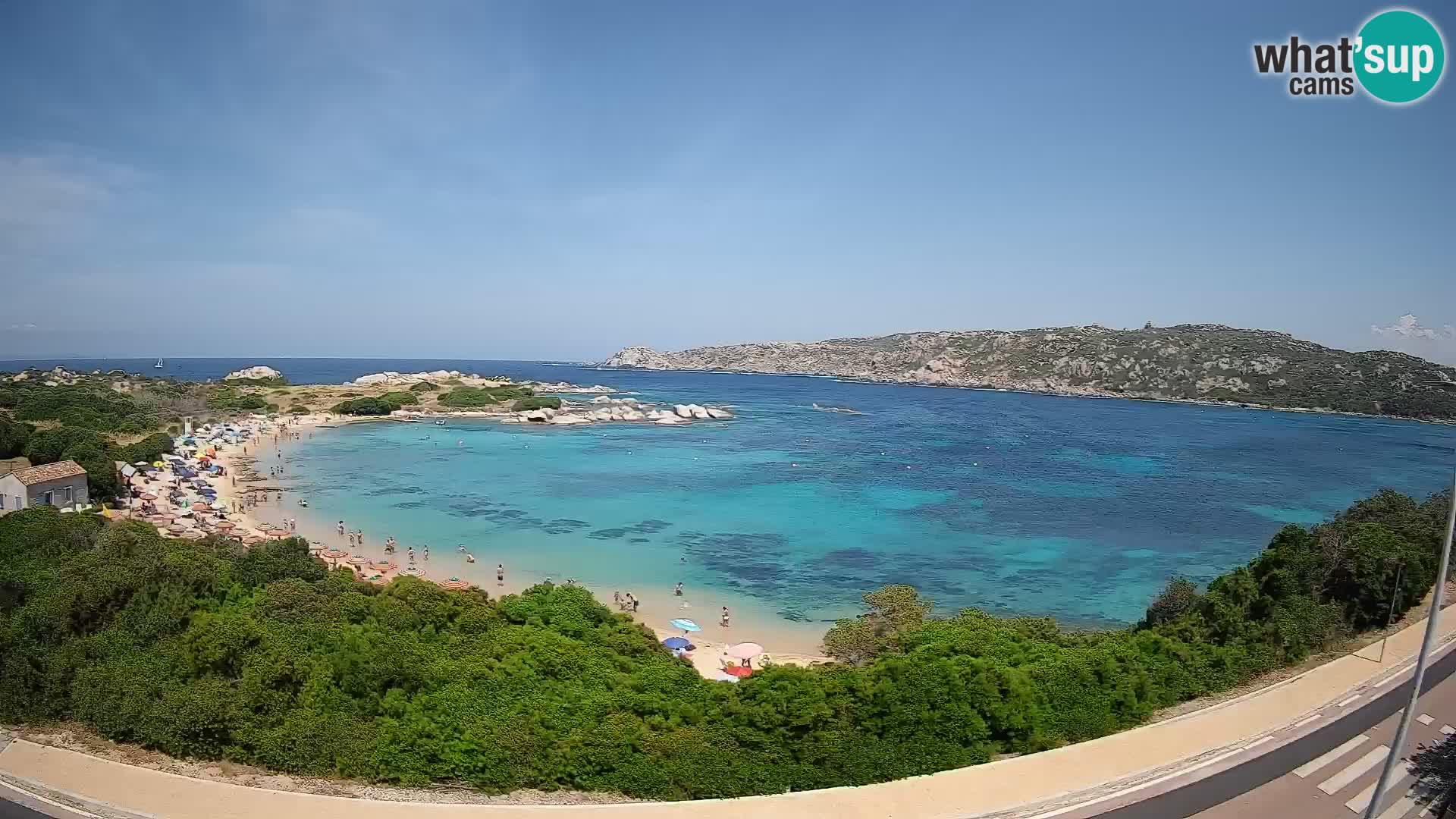 Web kamera Rena di Levante – Pogled uživo s Capo Testa