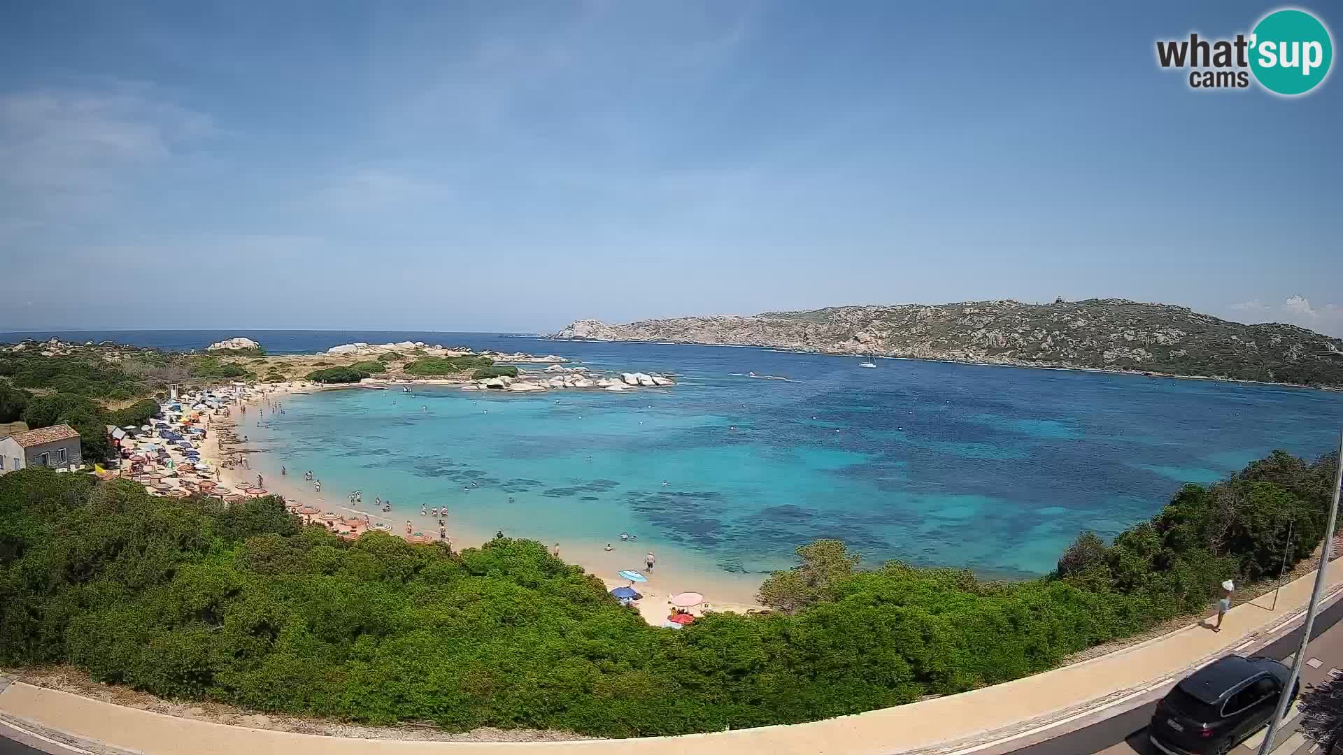 Web kamera Rena di Levante – Pogled uživo s Capo Testa
