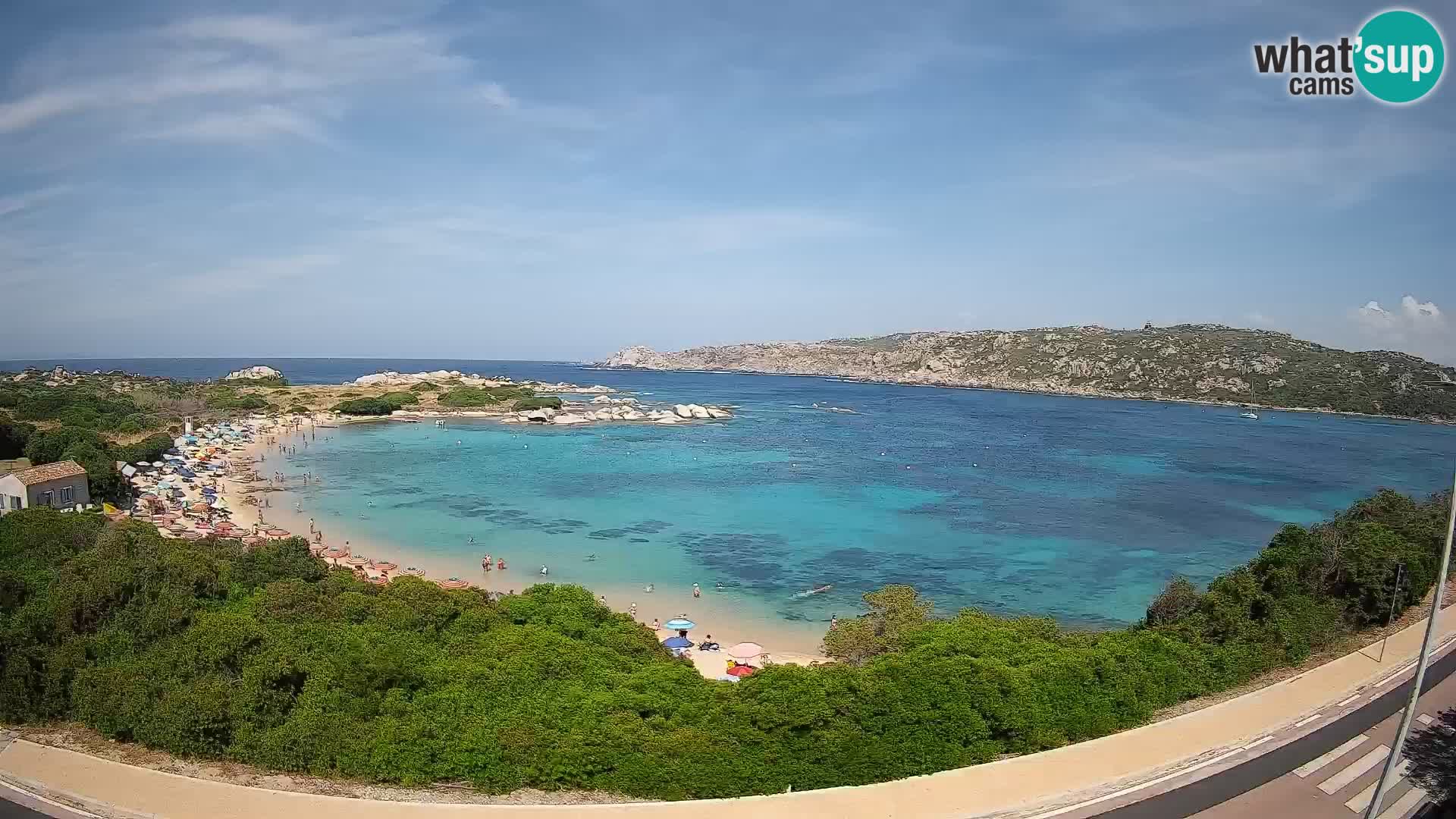 Web kamera Rena di Levante – Pogled uživo s Capo Testa
