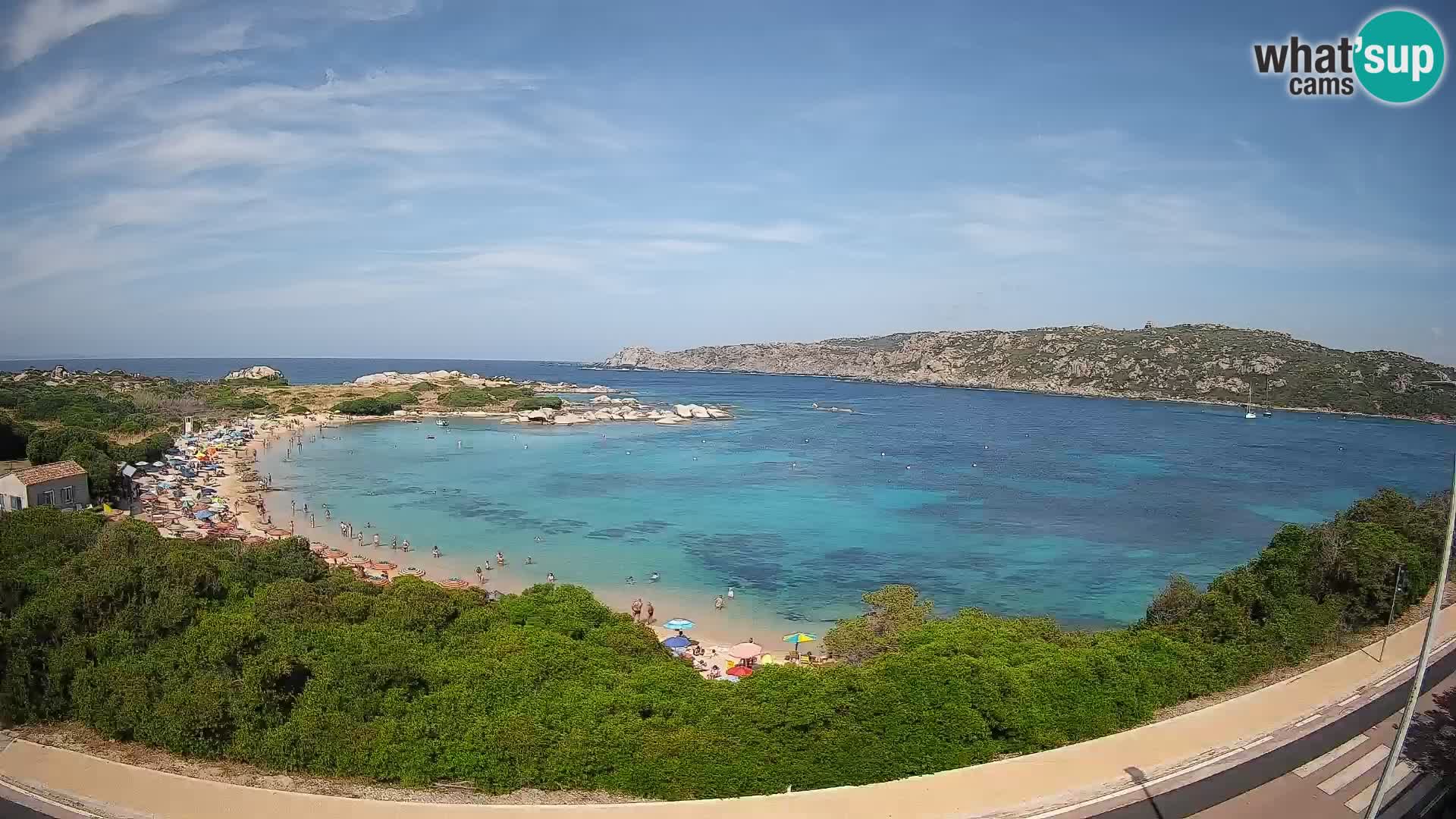 Webcam Rena di Levante – Live View from Capo Testa