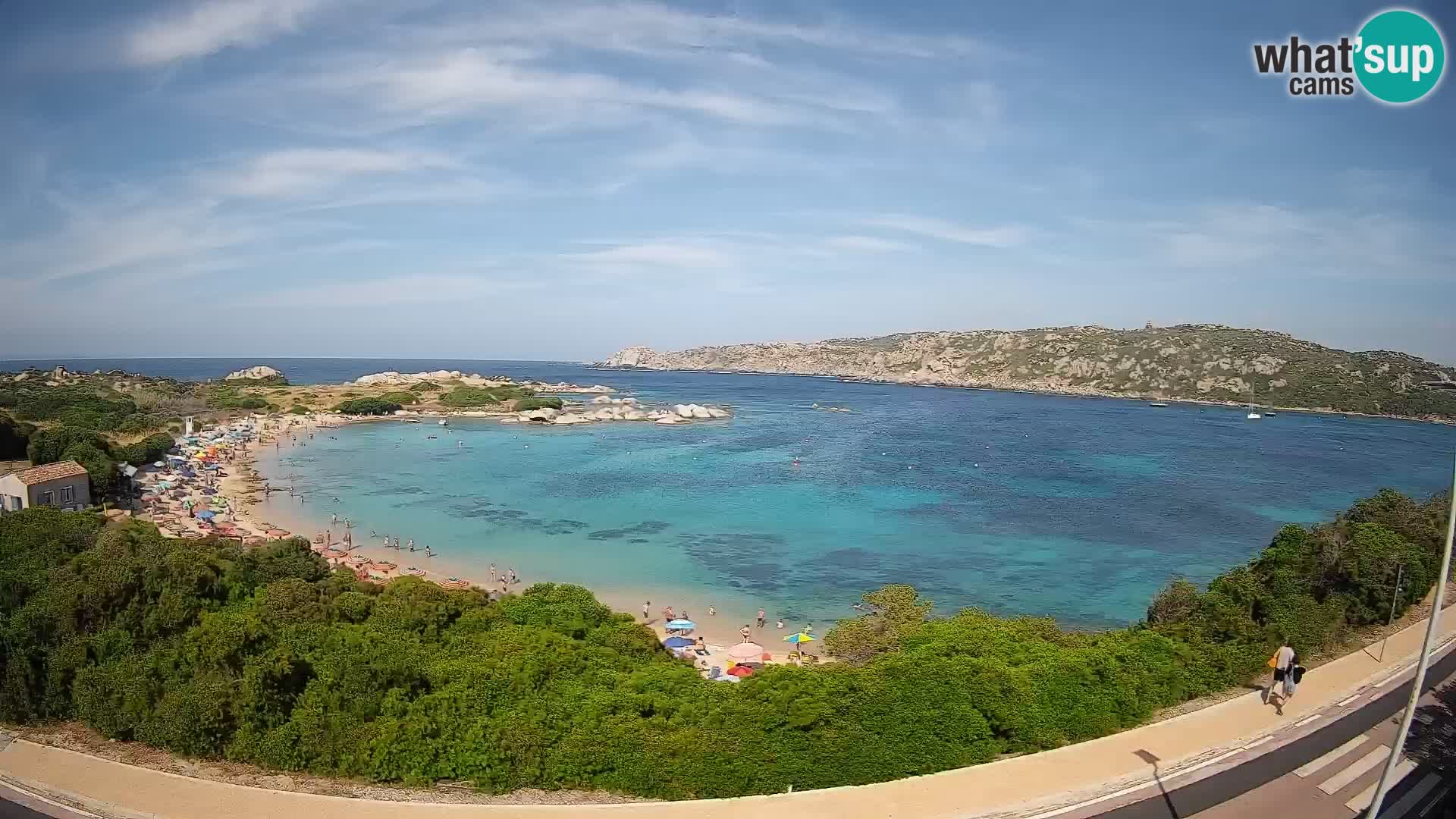 Web kamera Rena di Levante – Pogled uživo s Capo Testa